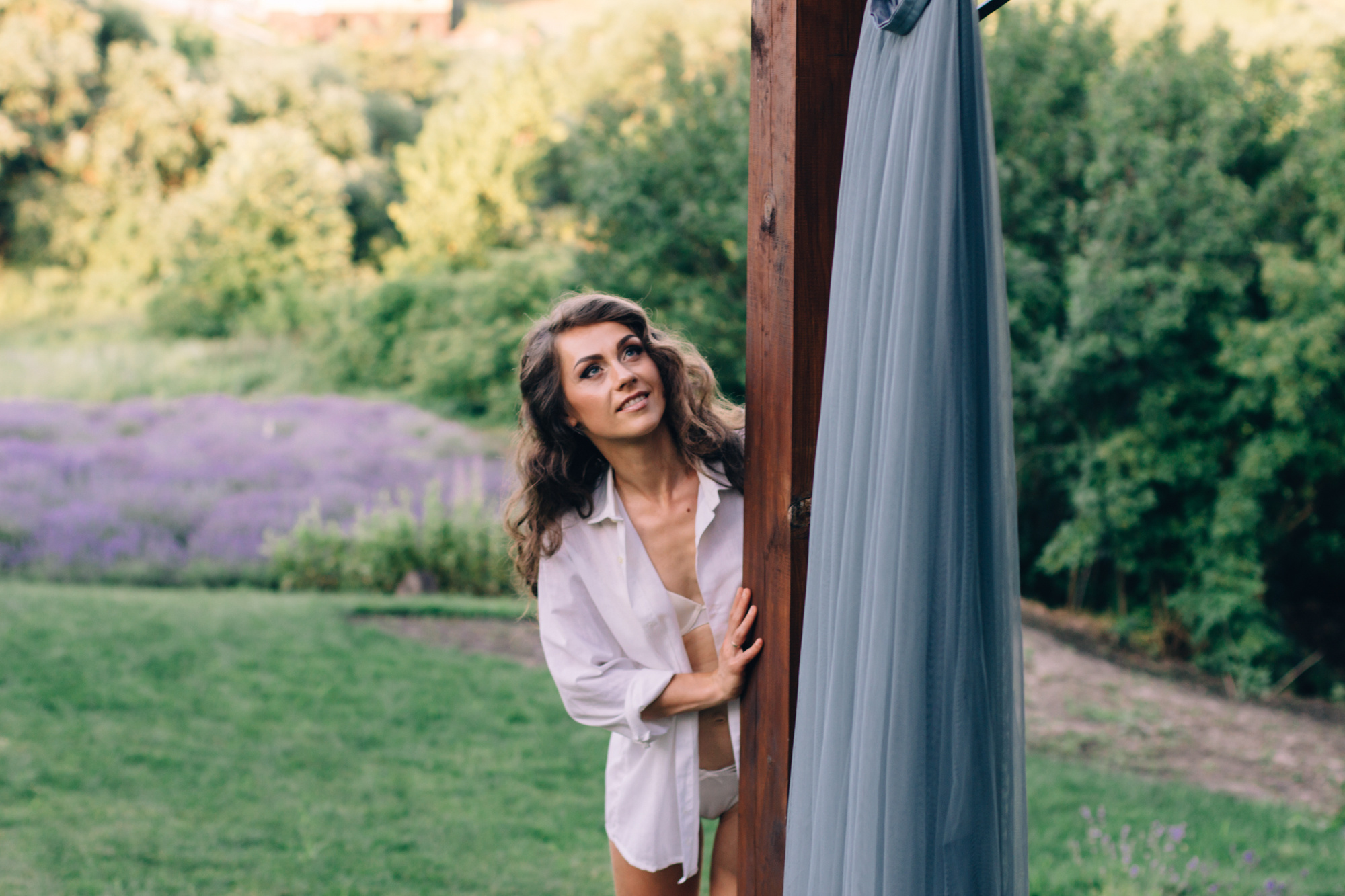 Любовь цвета лаванда — Рома и Оля. Фотограф Анастасия Шемет