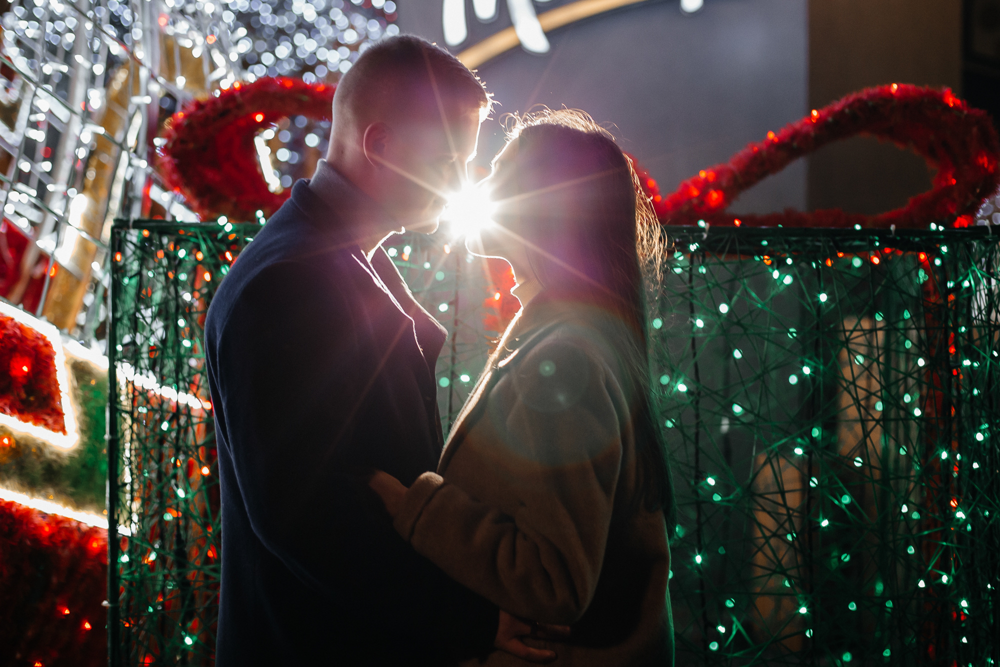 Ира и Дима — a christmas story. Фотограф Анастасия Шемет