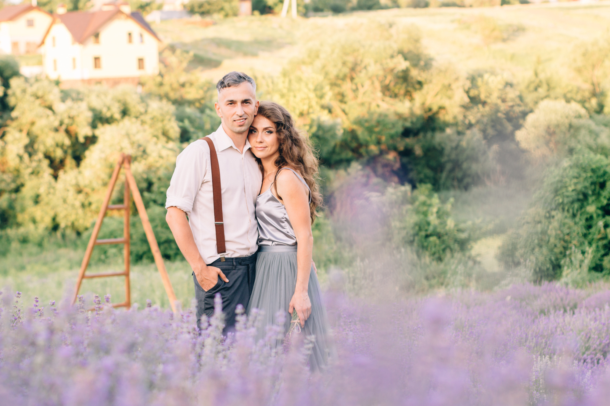 Любовь цвета лаванда — Рома и Оля. Фотограф Анастасия Шемет