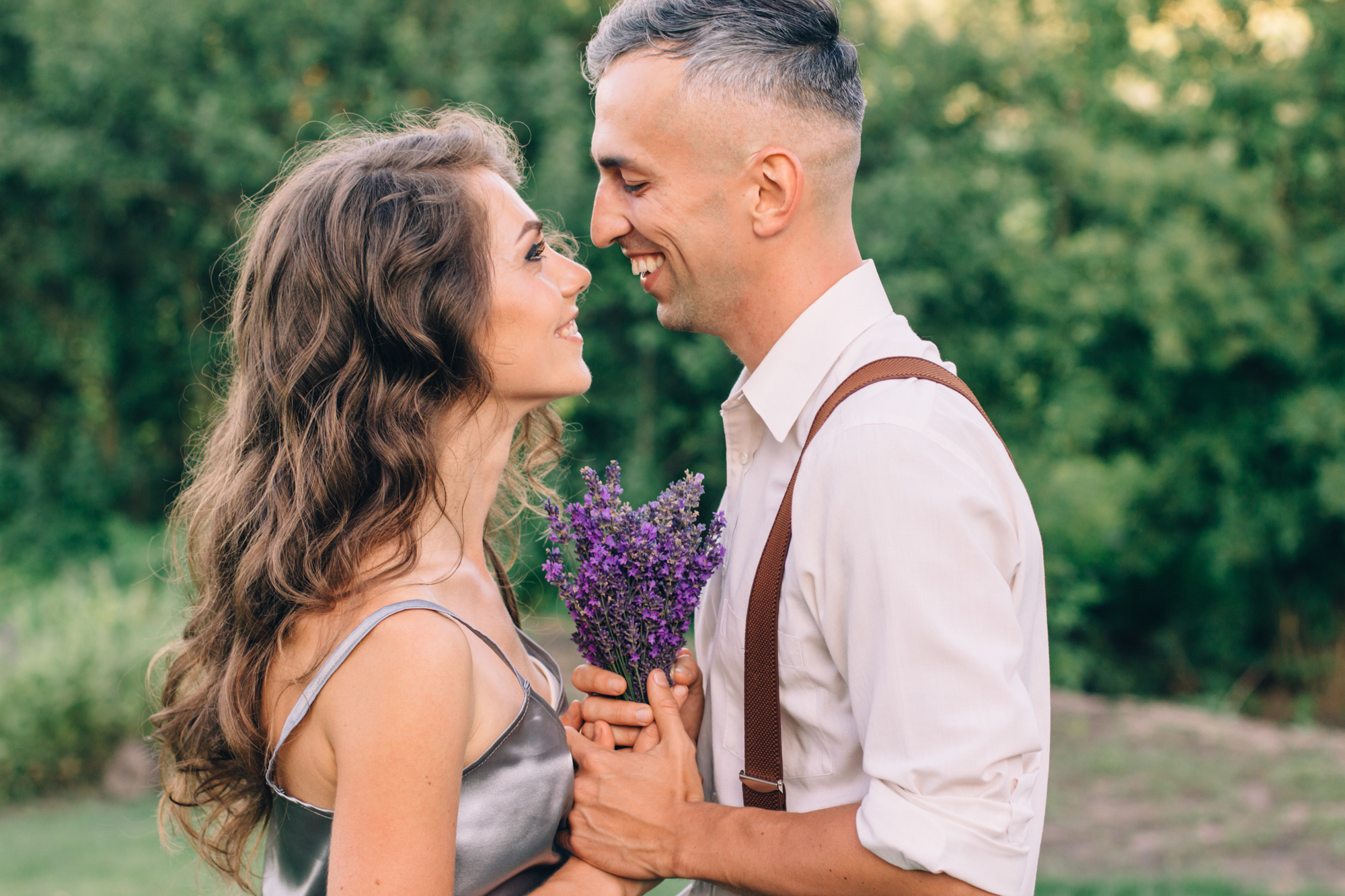 Любовь цвета лаванда — Рома и Оля. Фотограф Анастасия Шемет
