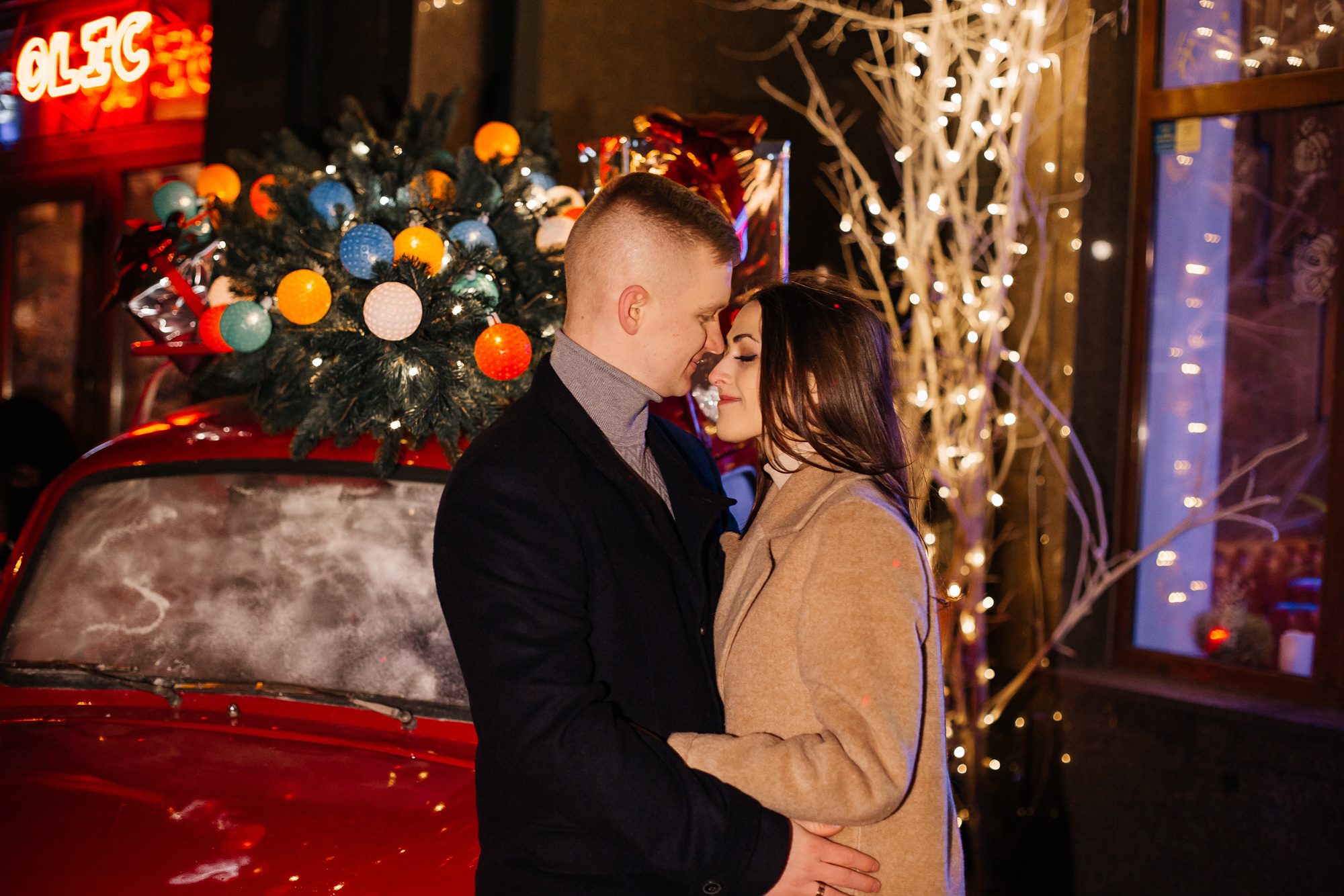 Ира и Дима — a christmas story. Фотограф Анастасия Шемет