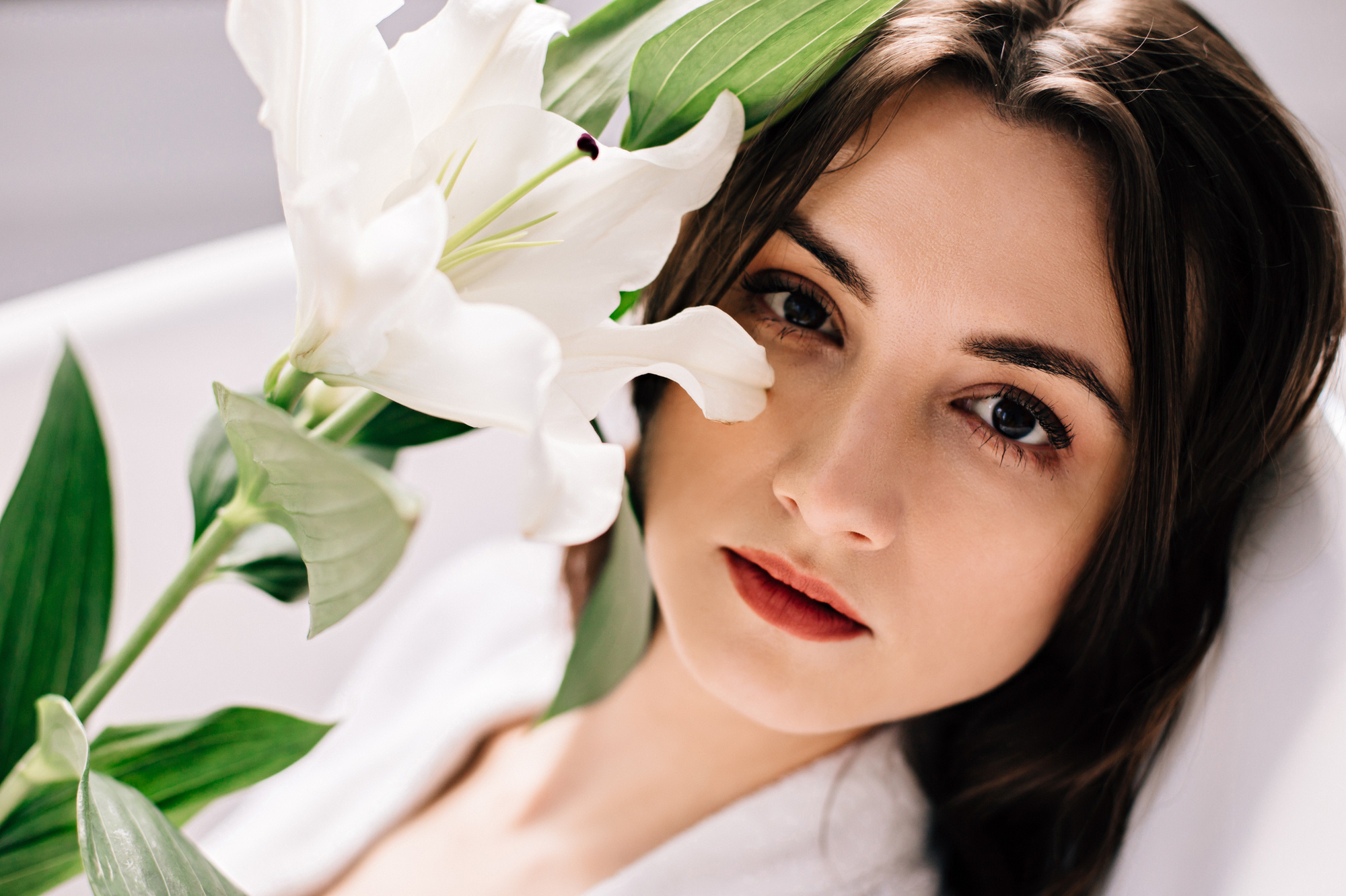 Наташа — во мне цветут лилии. Фотограф Анастасия Шемет