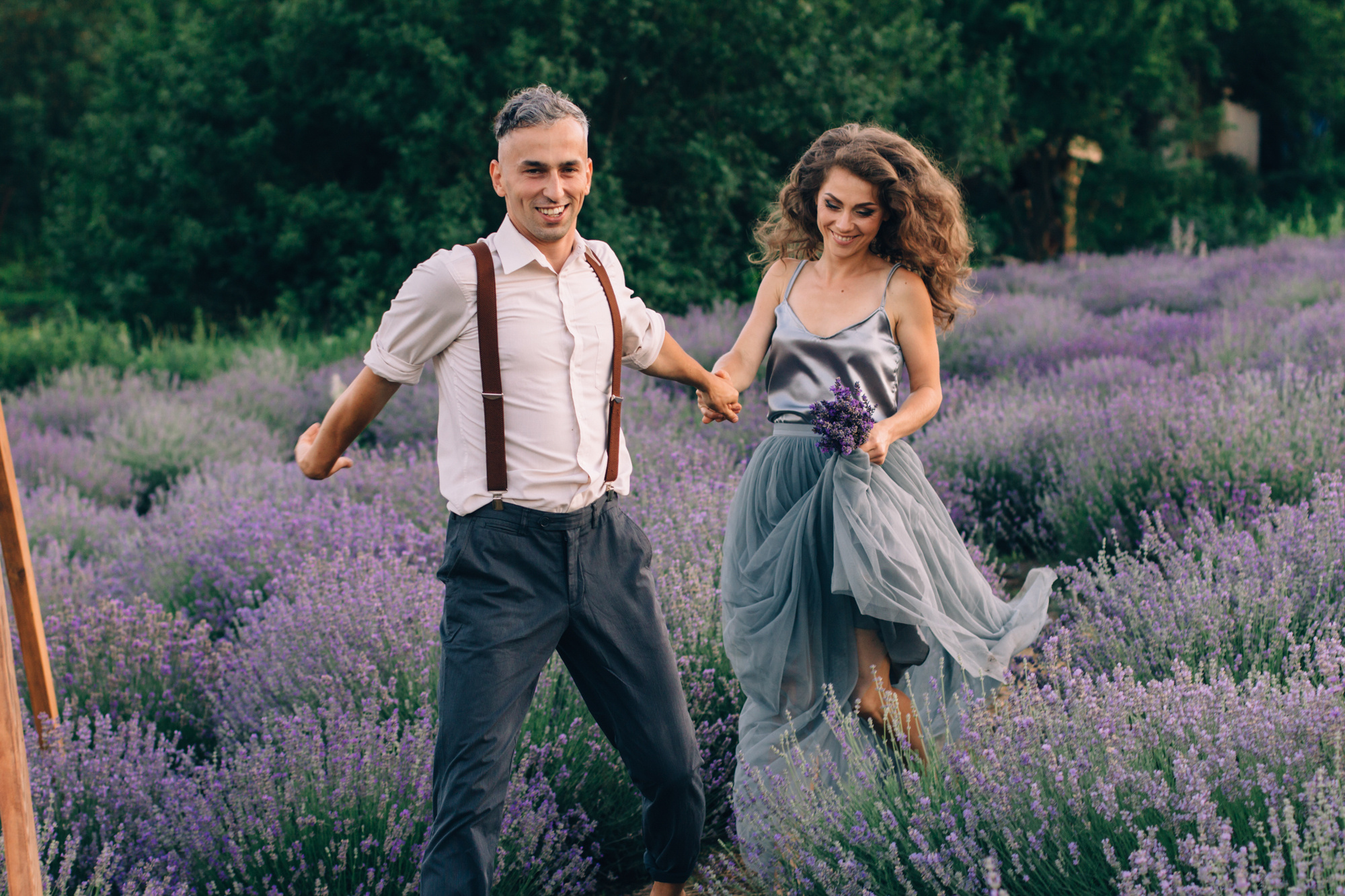 Любовь цвета лаванда — Рома и Оля. Фотограф Анастасия Шемет