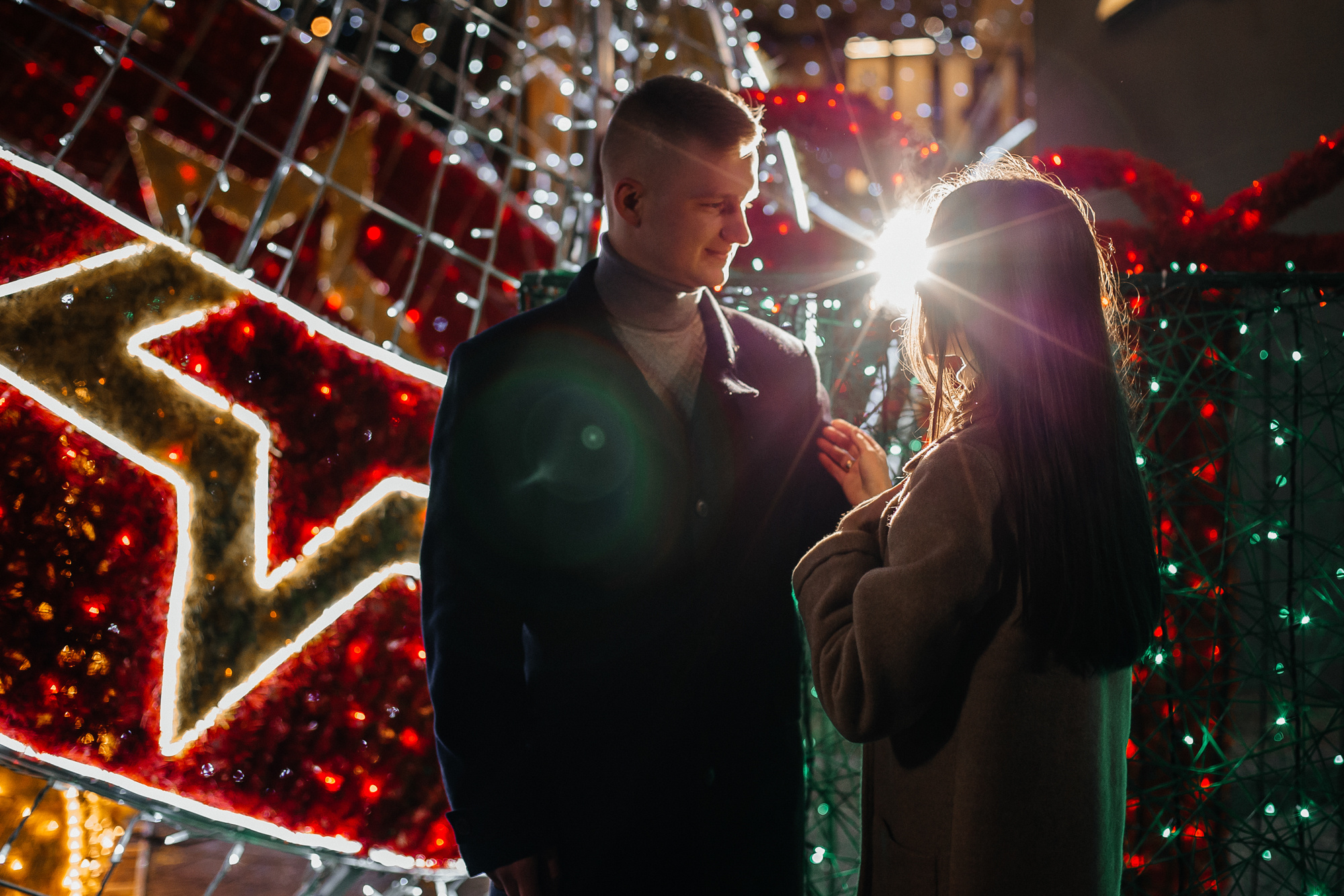 Ира и Дима — a christmas story. Фотограф Анастасия Шемет