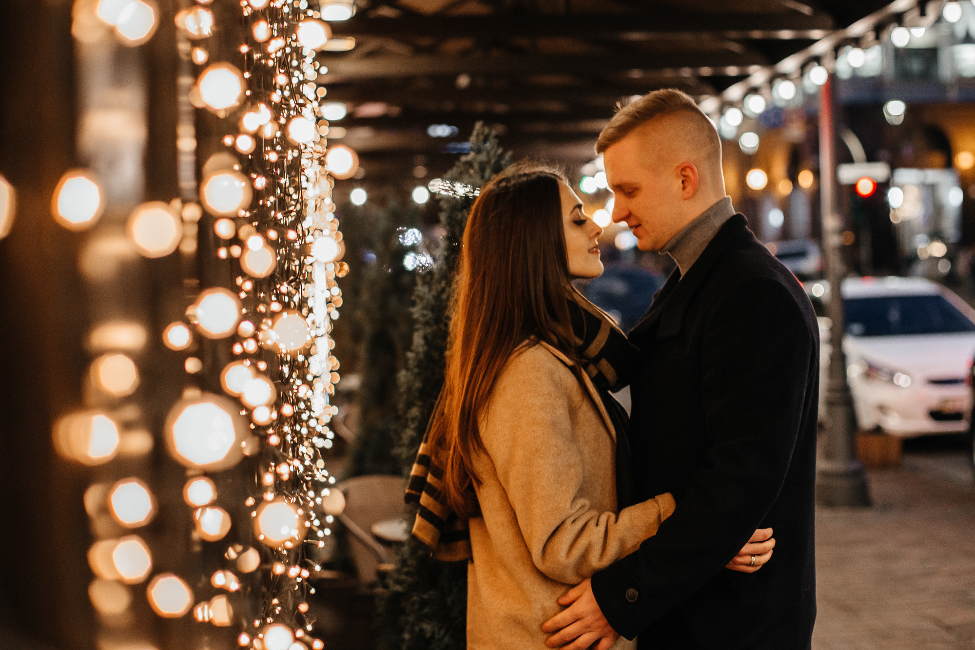 Ира и Дима — a christmas story. Фотограф Анастасия Шемет