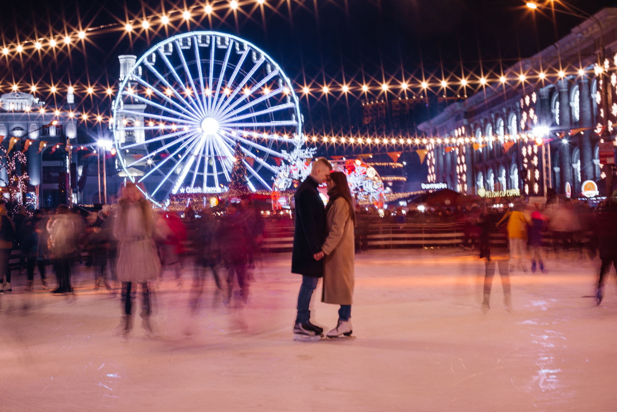 Ира и Дима — a christmas story. Фотограф Анастасия Шемет