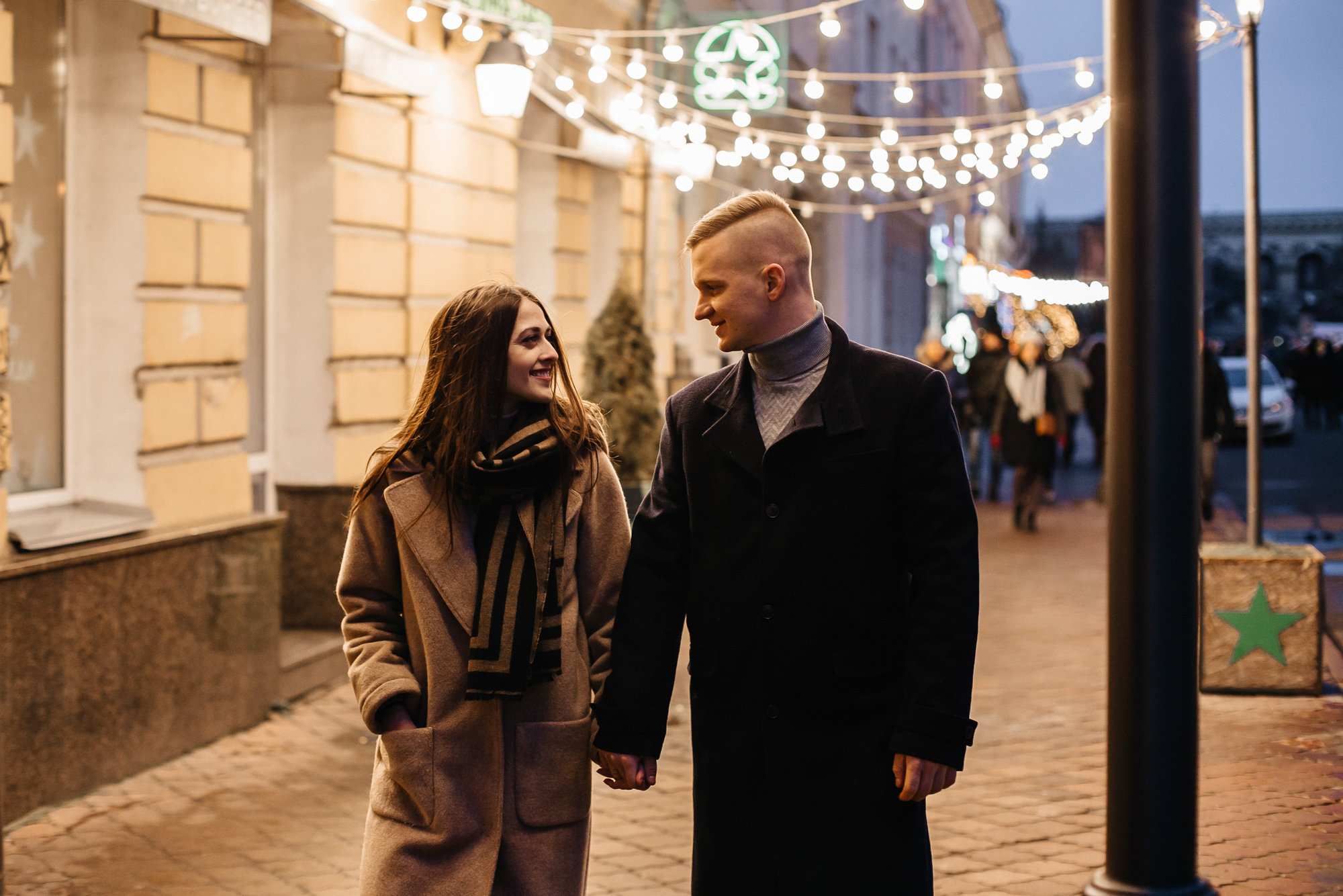 Ира и Дима — a christmas story. Фотограф Анастасия Шемет