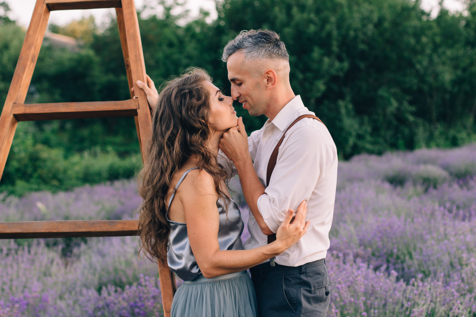 Любовь цвета лаванда — Рома и Оля. Фотограф Анастасия Шемет