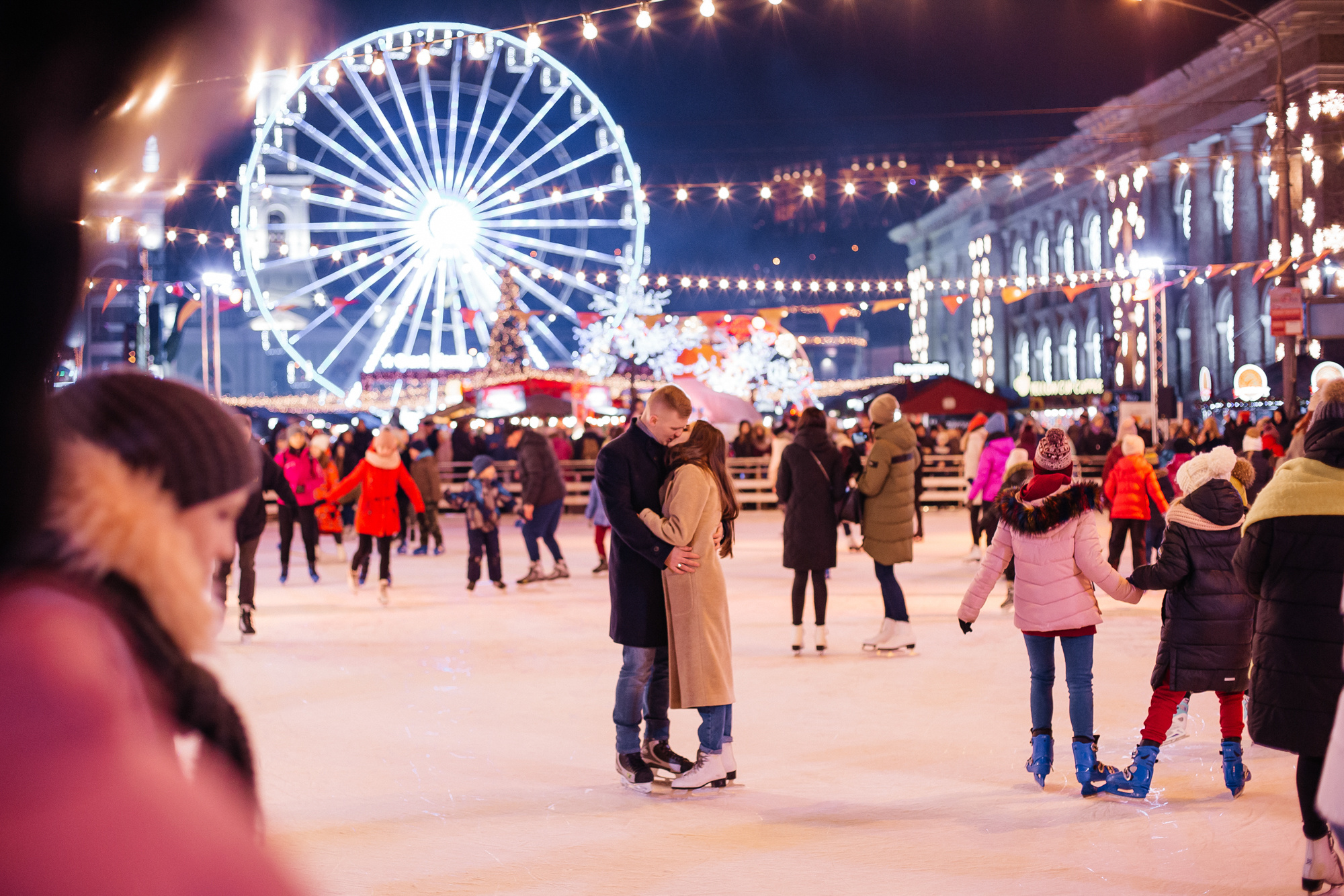 Ира и Дима — a christmas story. Фотограф Анастасия Шемет