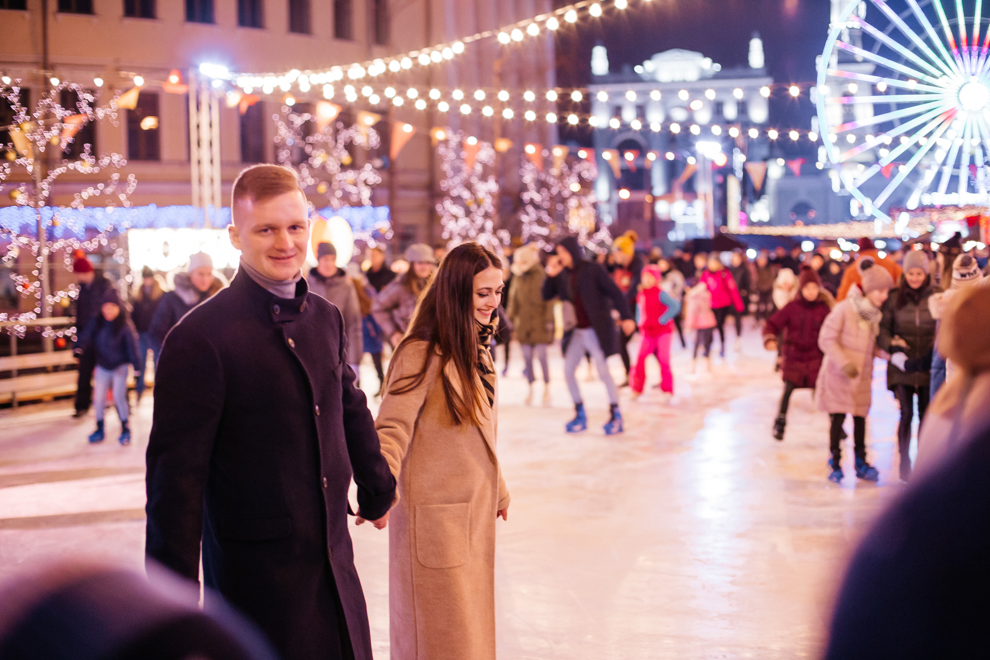 Ира и Дима — a christmas story. Фотограф Анастасия Шемет