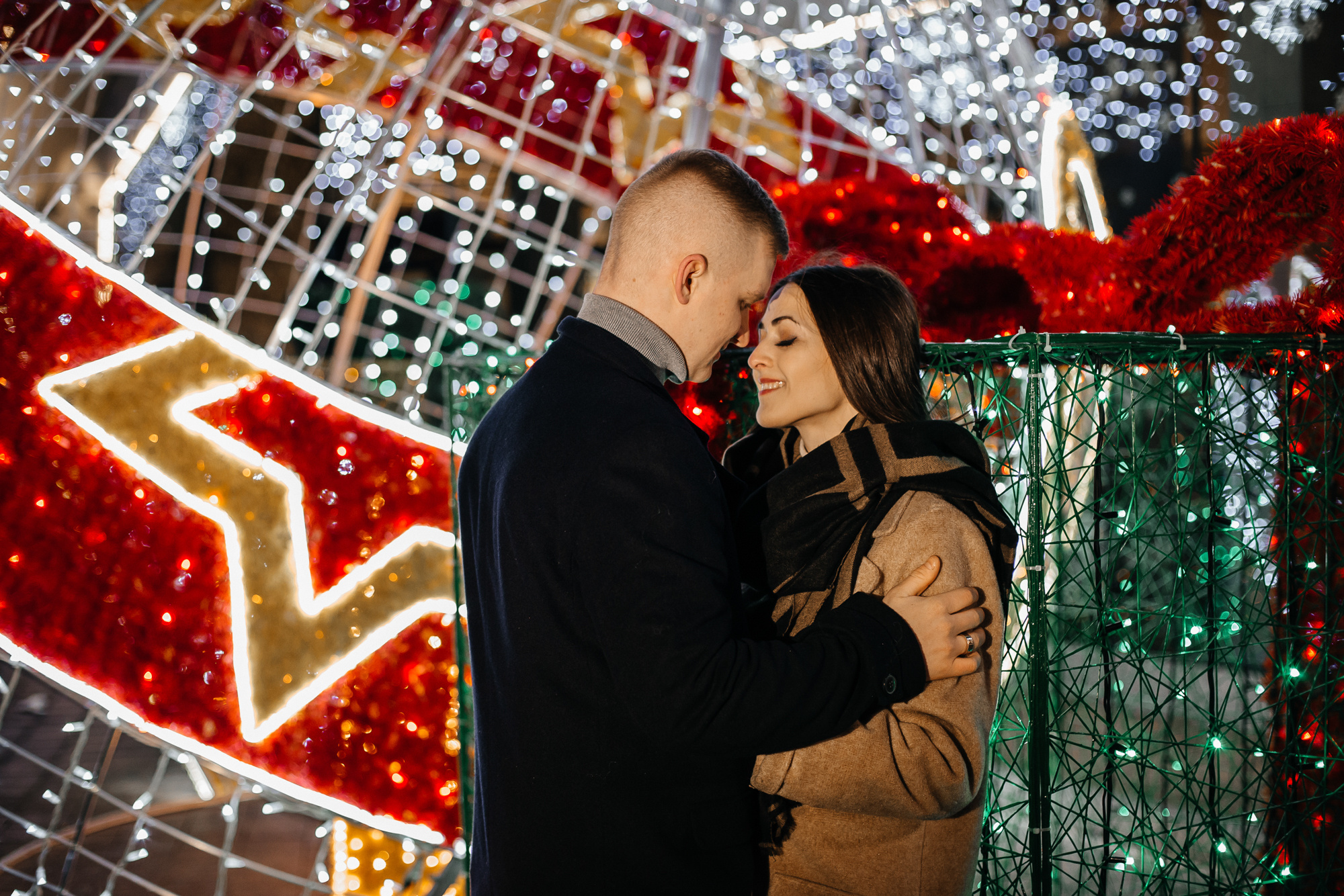 Ира и Дима — a christmas story. Фотограф Анастасия Шемет