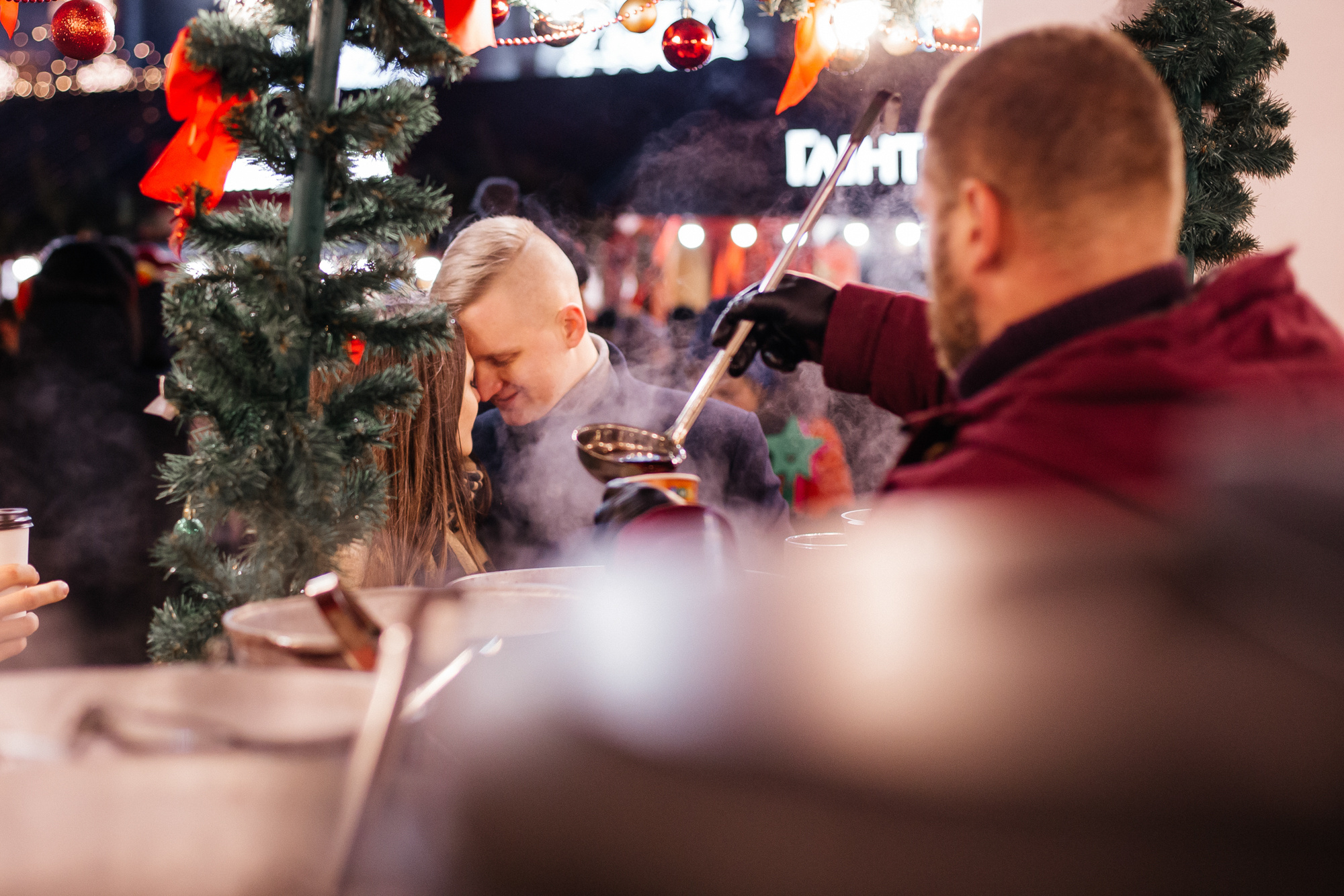 Ира и Дима — a christmas story. Фотограф Анастасия Шемет
