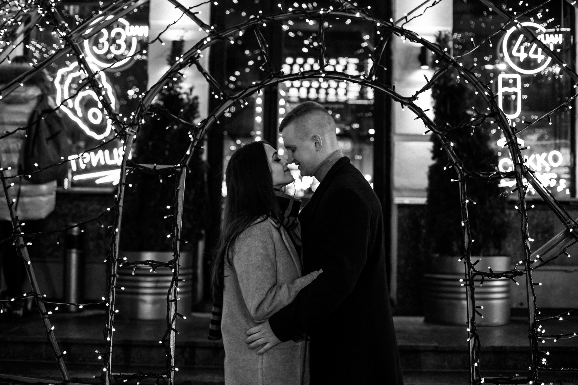 Ира и Дима — a christmas story. Фотограф Анастасия Шемет