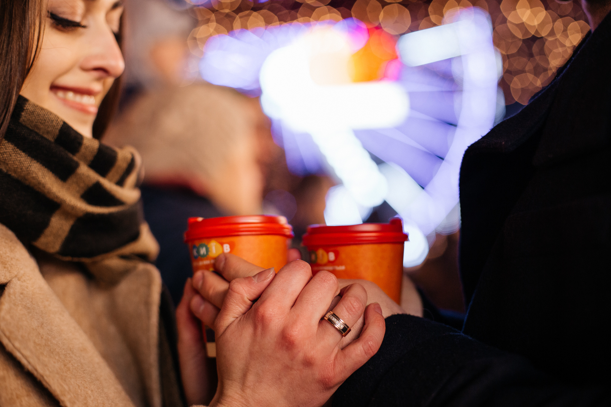 Ира и Дима — a christmas story. Фотограф Анастасия Шемет