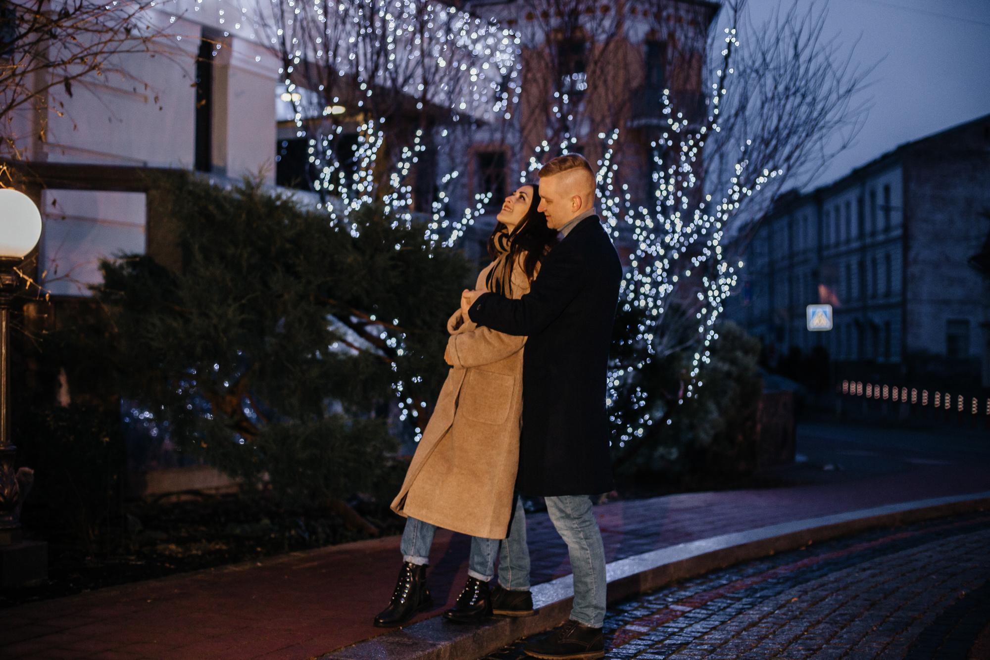 Ира и Дима — a christmas story. Фотограф Анастасия Шемет