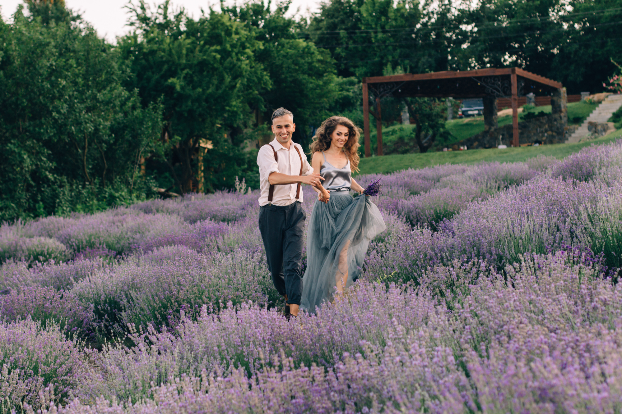 Любовь цвета лаванда — Рома и Оля. Фотограф Анастасия Шемет