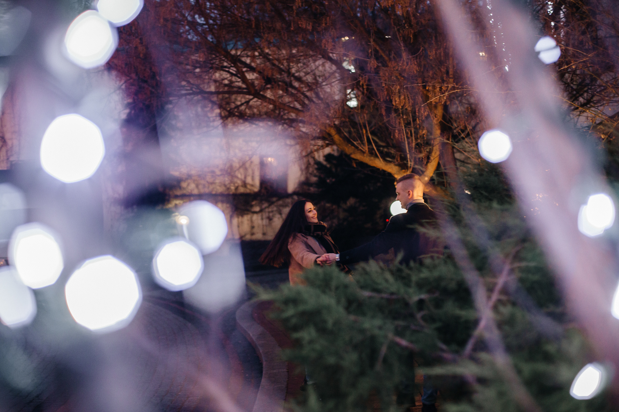 Ира и Дима — a christmas story. Фотограф Анастасия Шемет