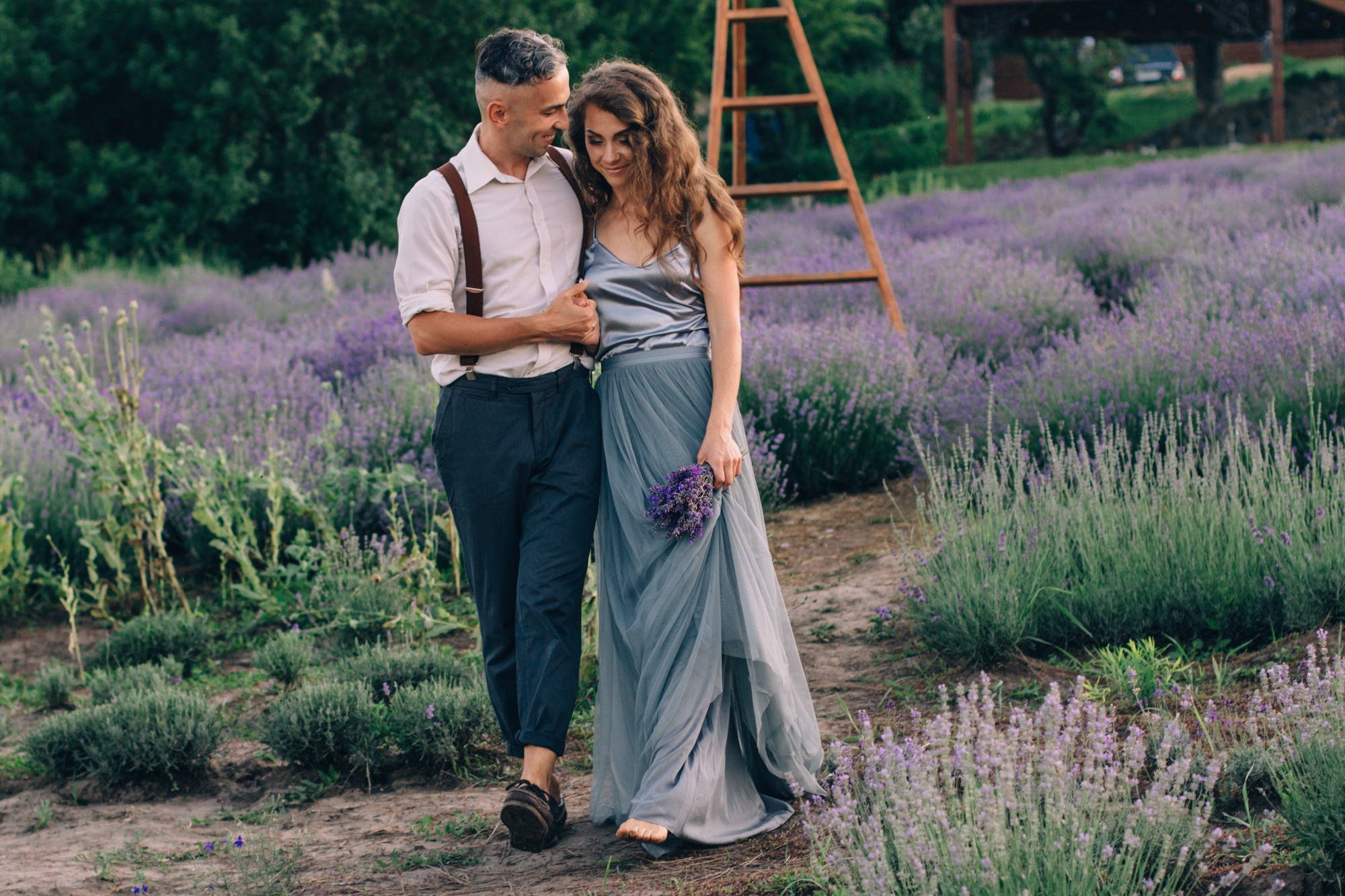 Любовь цвета лаванда — Рома и Оля. Фотограф Анастасия Шемет