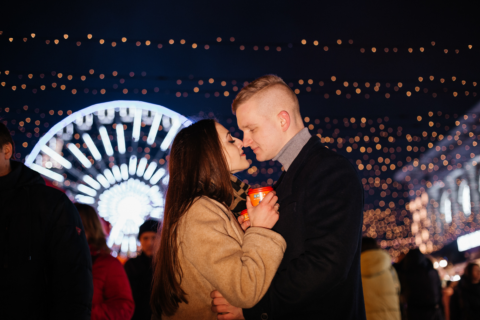 Ира и Дима — a christmas story. Фотограф Анастасия Шемет