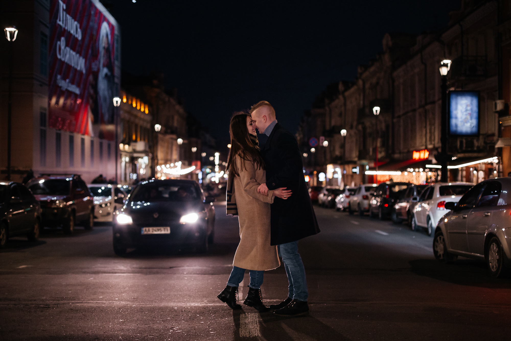 Ира и Дима — a christmas story. Фотограф Анастасия Шемет