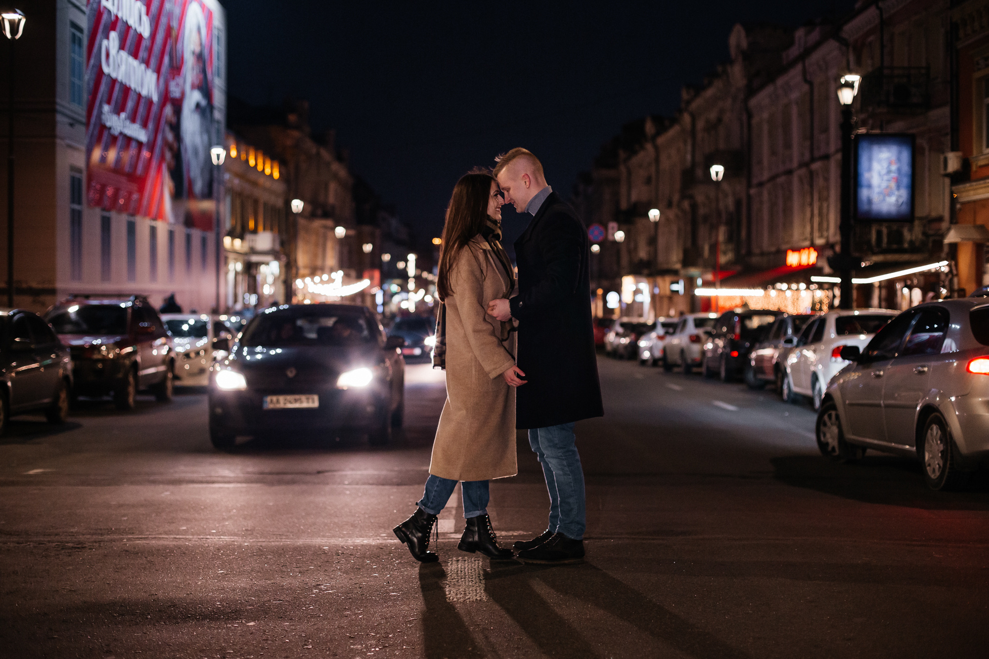 Ира и Дима — a christmas story. Фотограф Анастасия Шемет