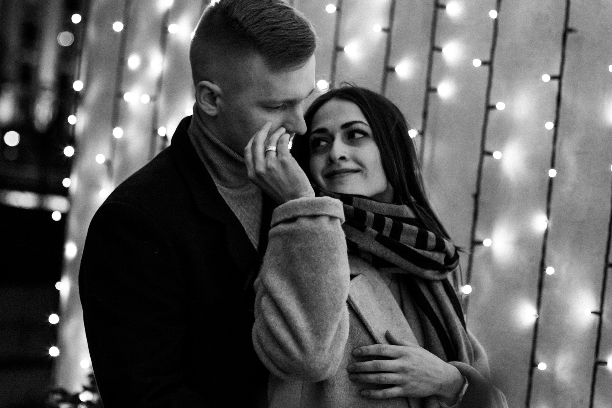 Ира и Дима — a christmas story. Фотограф Анастасия Шемет