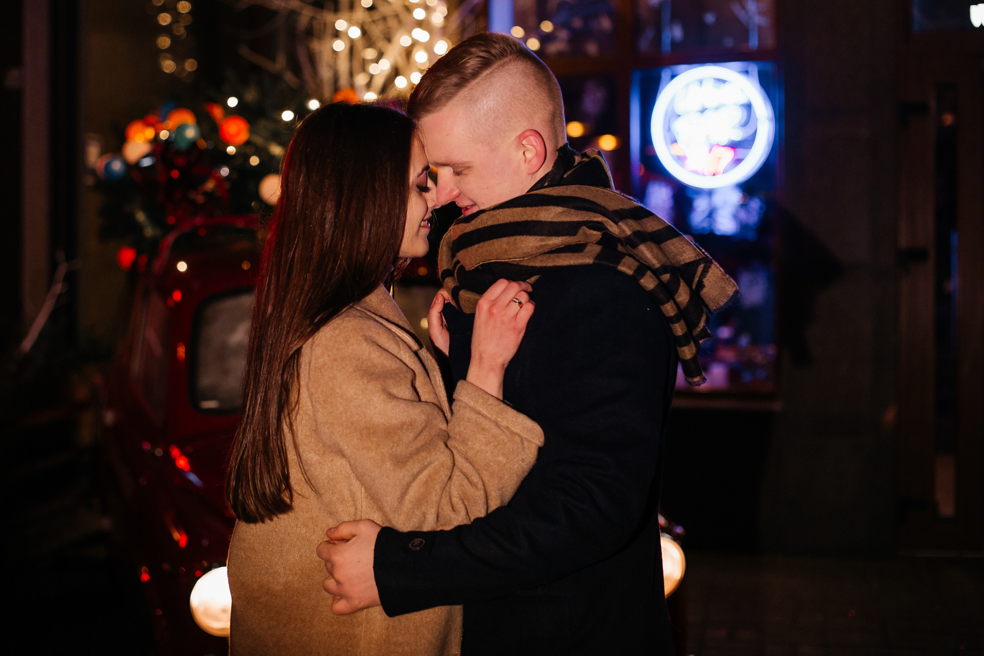 Ира и Дима — a christmas story. Фотограф Анастасия Шемет