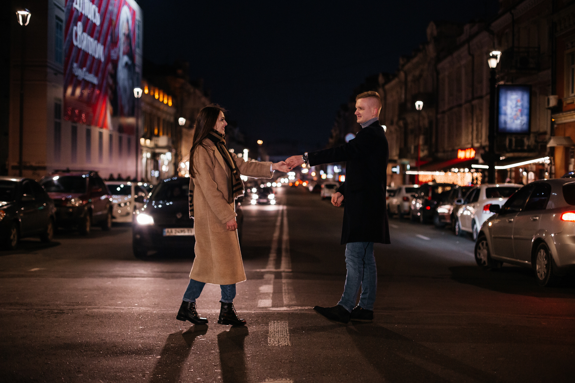 Ира и Дима — a christmas story. Фотограф Анастасия Шемет