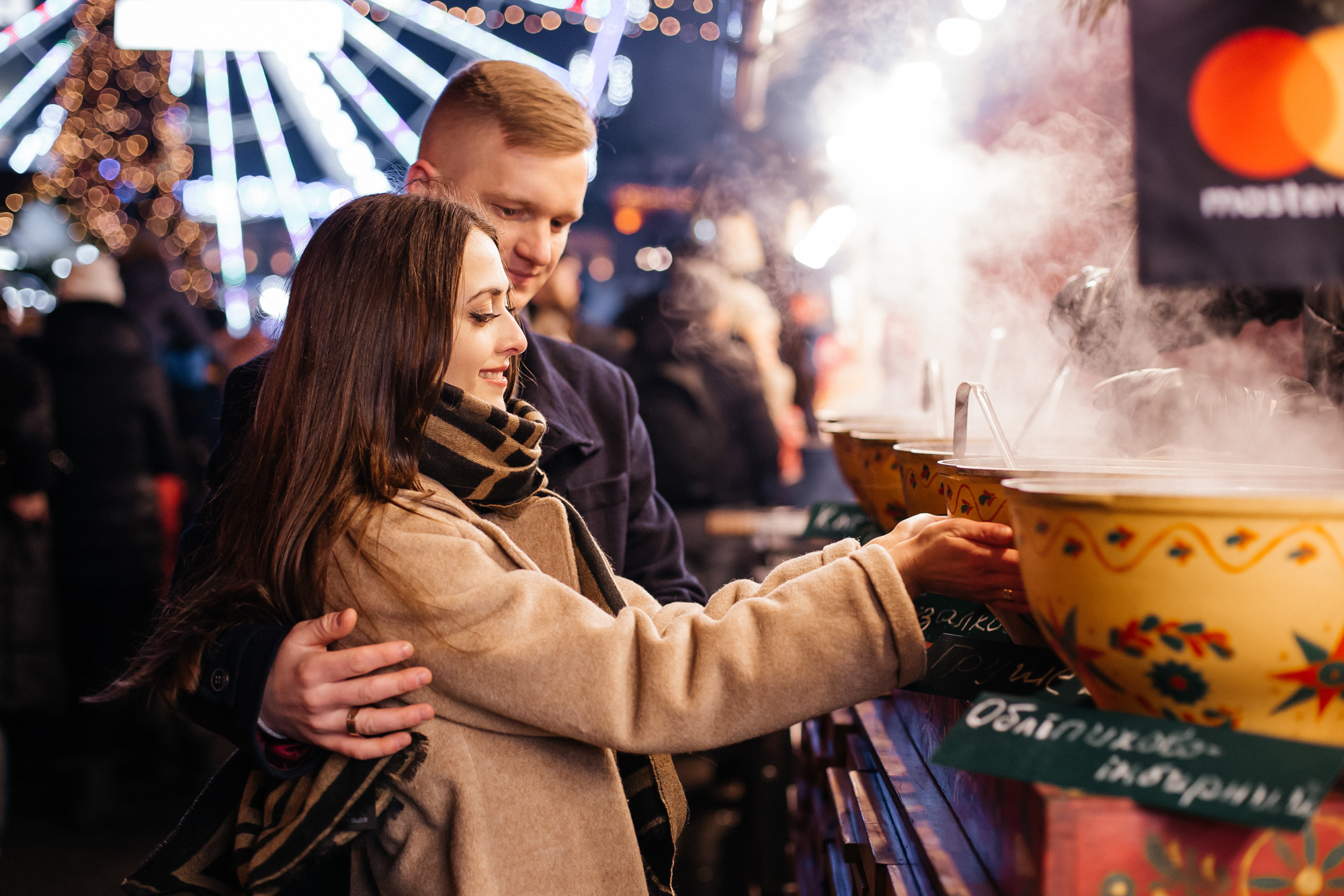 Ира и Дима — a christmas story. Фотограф Анастасия Шемет