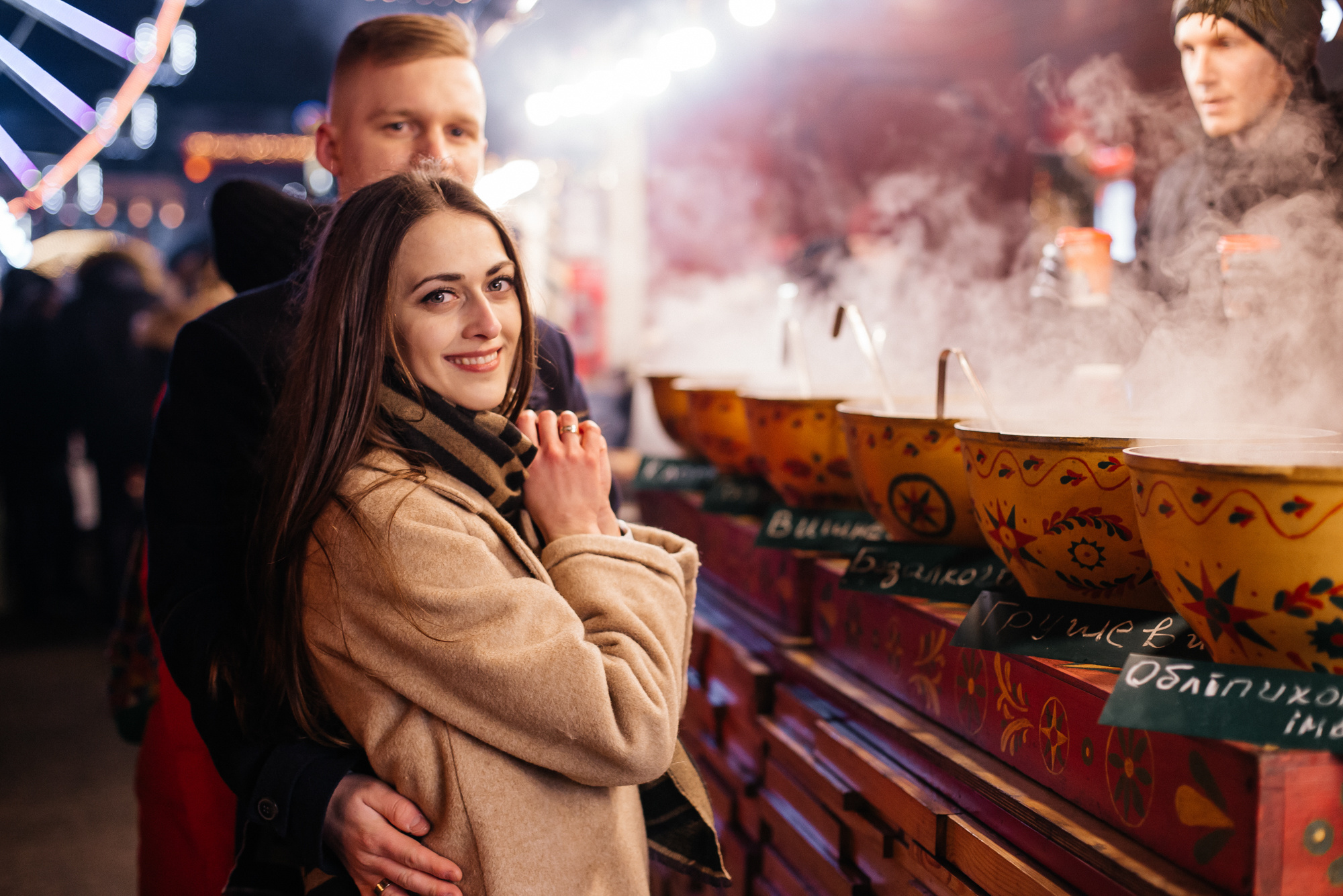 Ира и Дима — a christmas story. Фотограф Анастасия Шемет