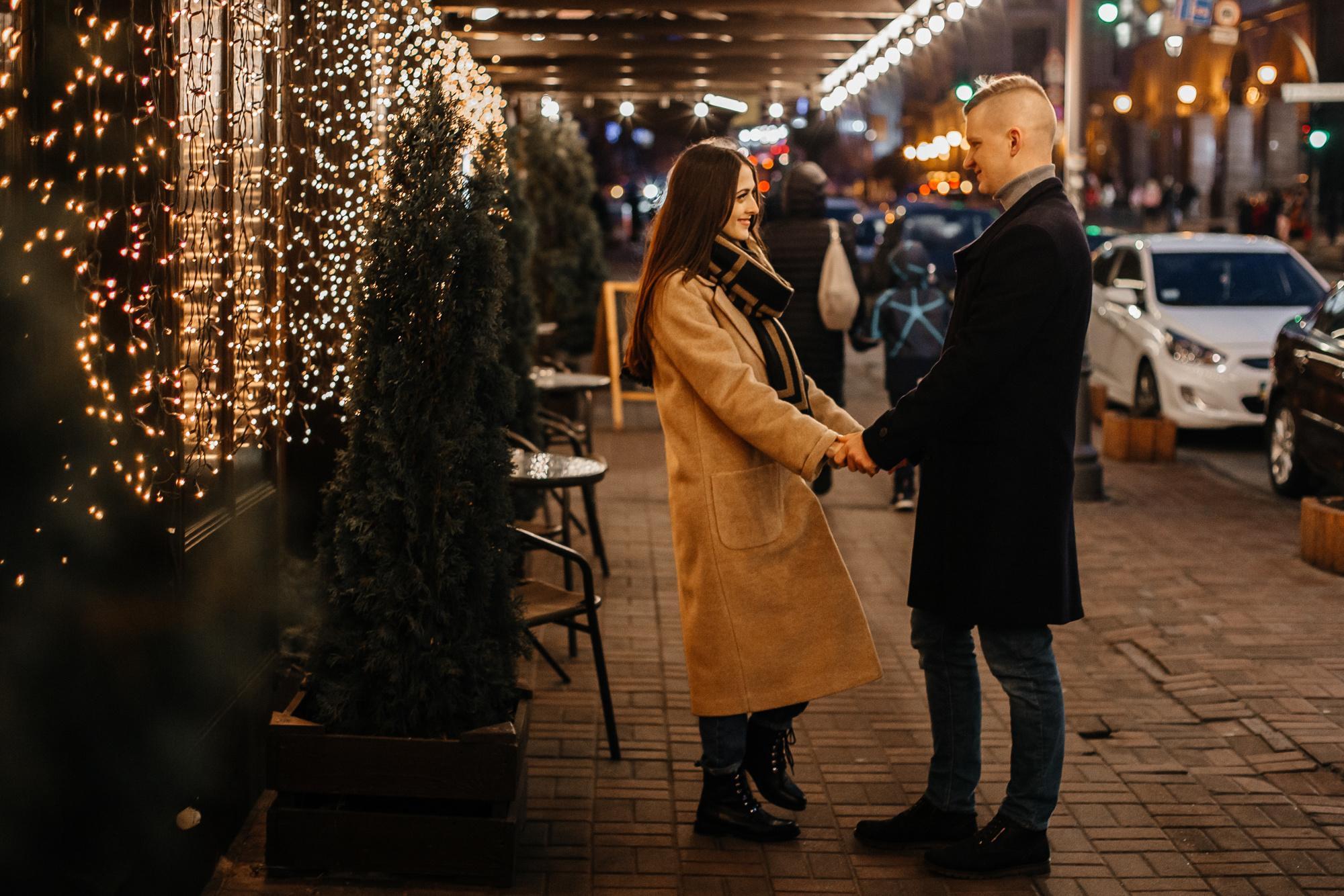 Ира и Дима — a christmas story. Фотограф Анастасия Шемет