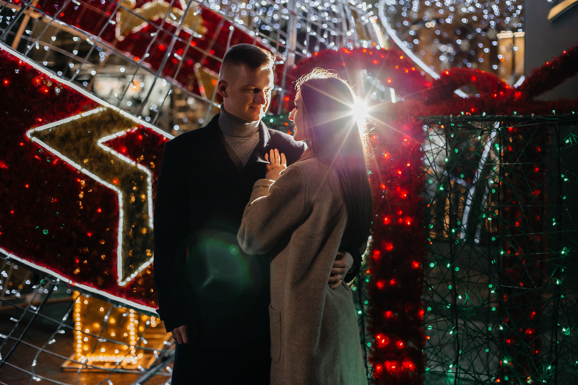 Ира и Дима — a christmas story. Фотограф Анастасия Шемет