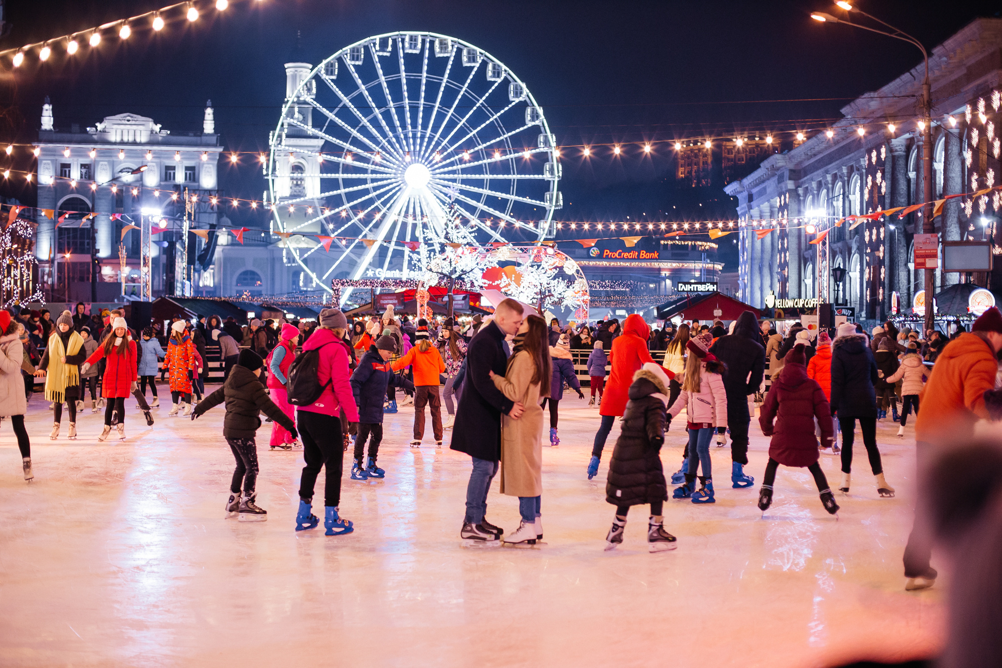 Ира и Дима — a christmas story. Фотограф Анастасия Шемет