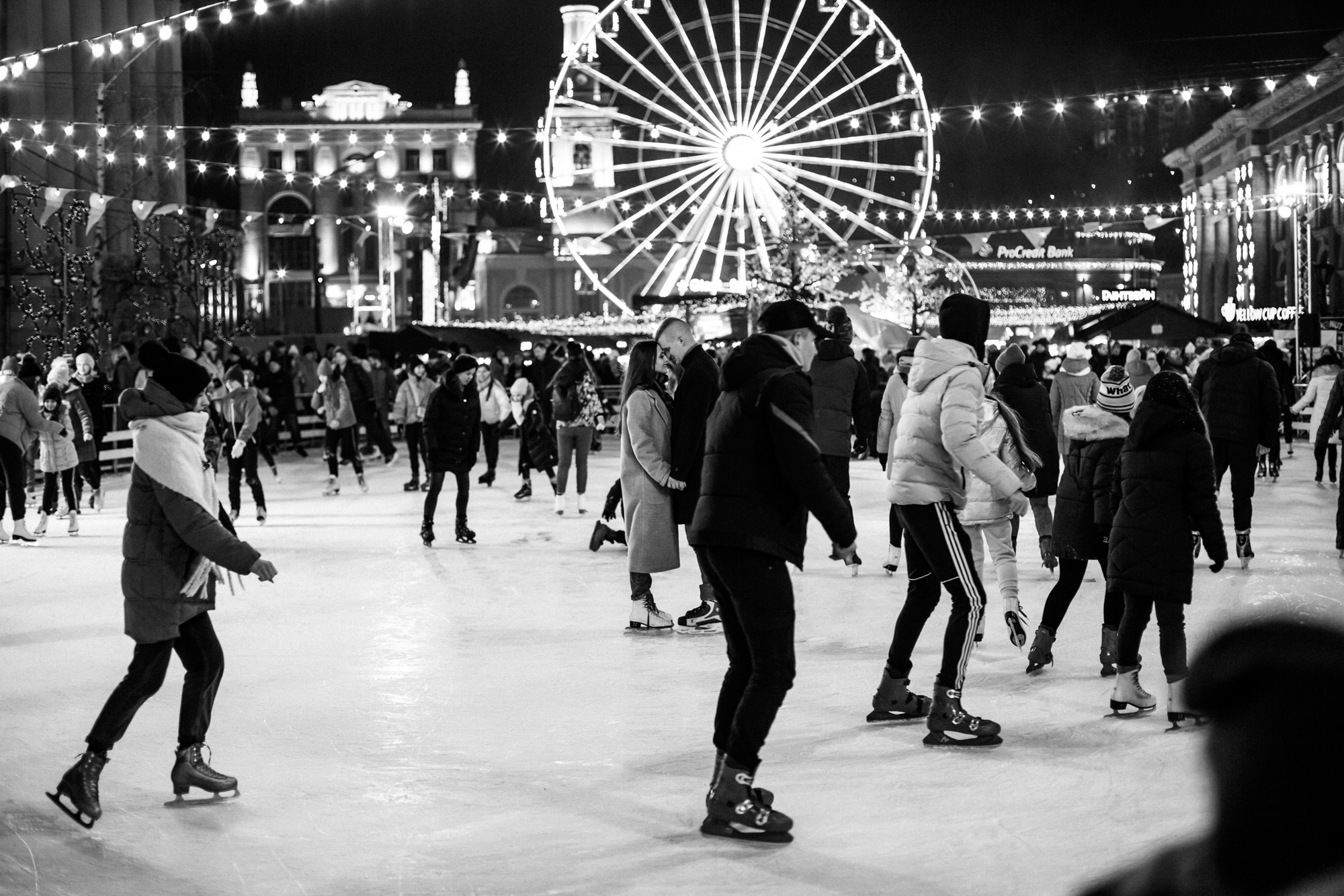 Ира и Дима — a christmas story. Фотограф Анастасия Шемет