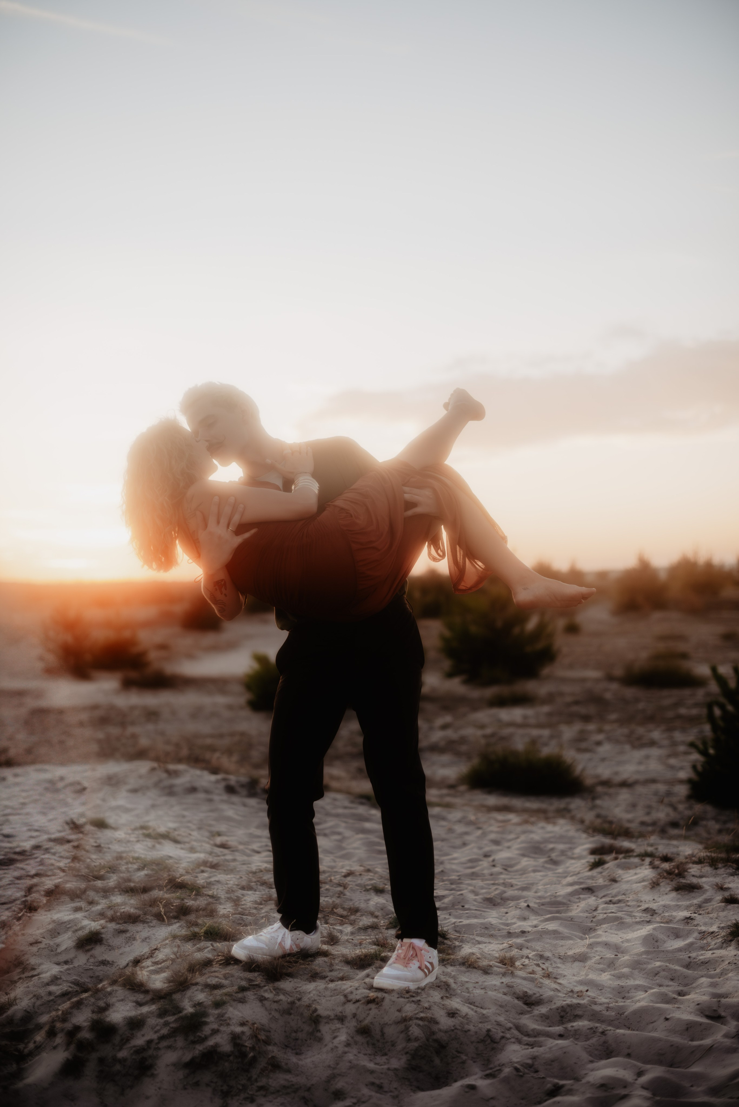 Sesja ciążowa Klaudii na Pustyni Błędowskiej. Bałanda Fotografia – Sesje Kobiece, Rodzinne, Miłosne, Reportaże | Katowice Śląsk