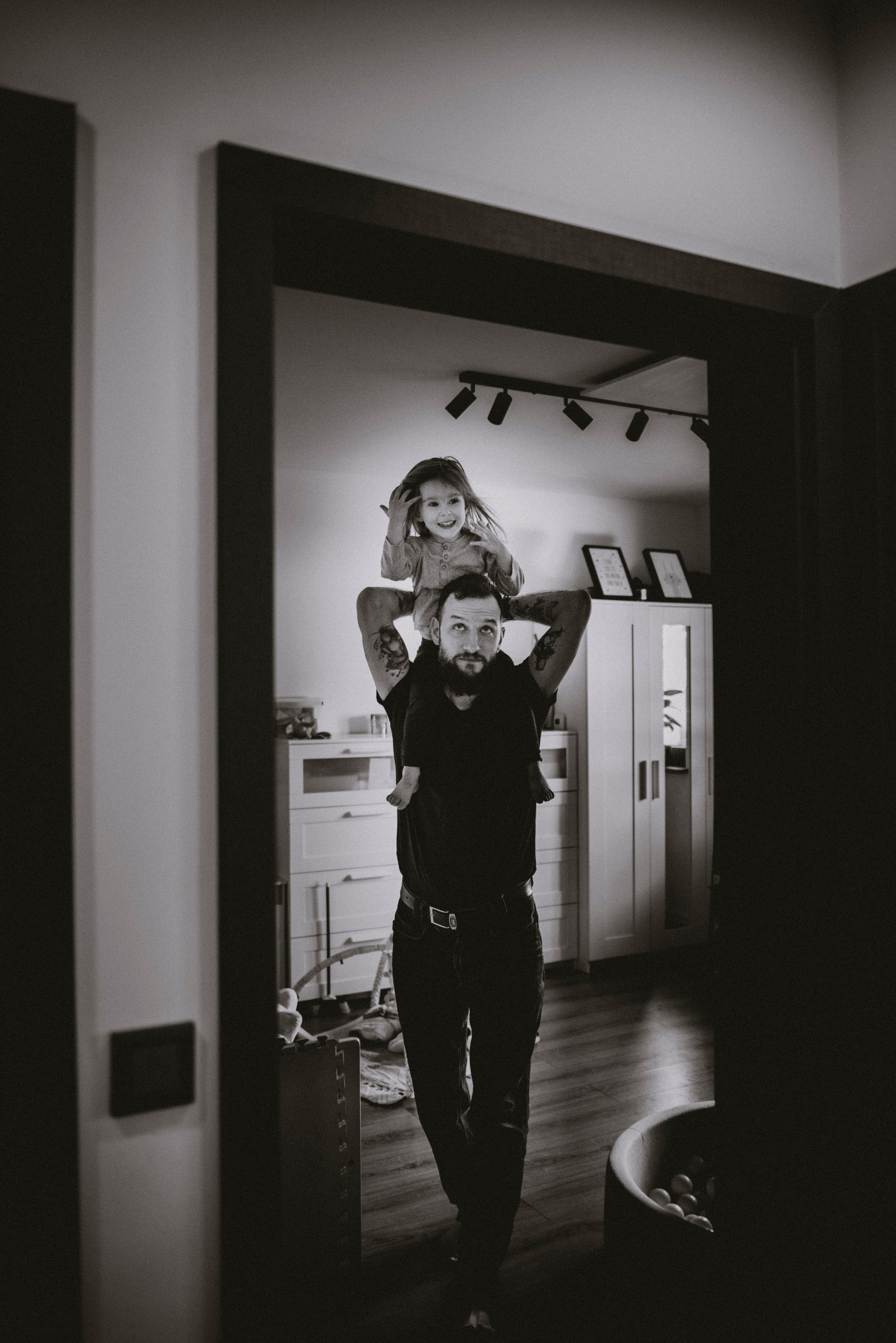 Domowa sesja.Aneta, Andrzej, Inka i Nela. Bałanda Fotografia – Sesje Kobiece, Rodzinne, Miłosne, Reportaże | Katowice Śląsk