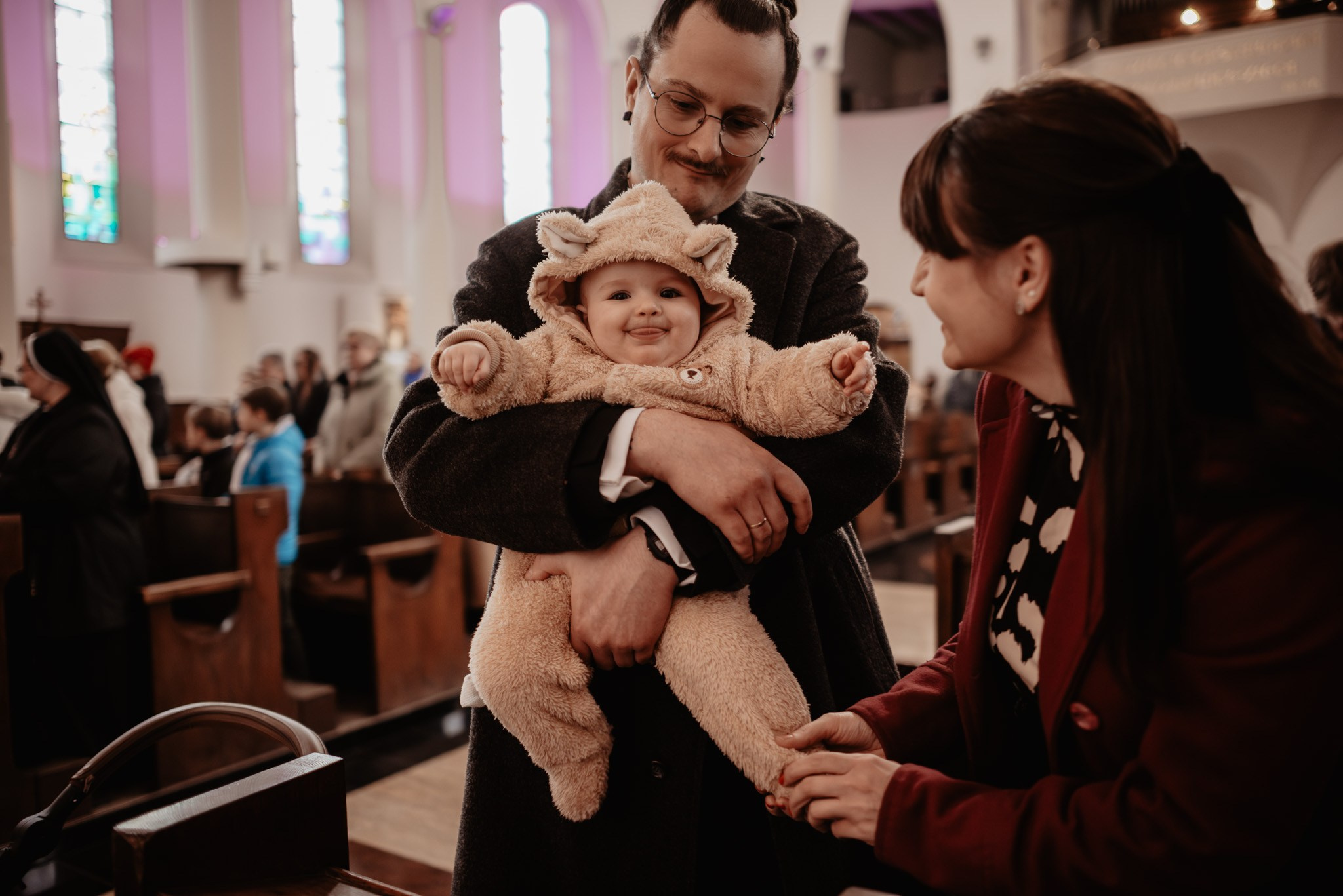 Chrzest Święty Julii. Bałanda Fotografia – Sesje Kobiece, Rodzinne, Miłosne, Reportaże | Katowice Śląsk