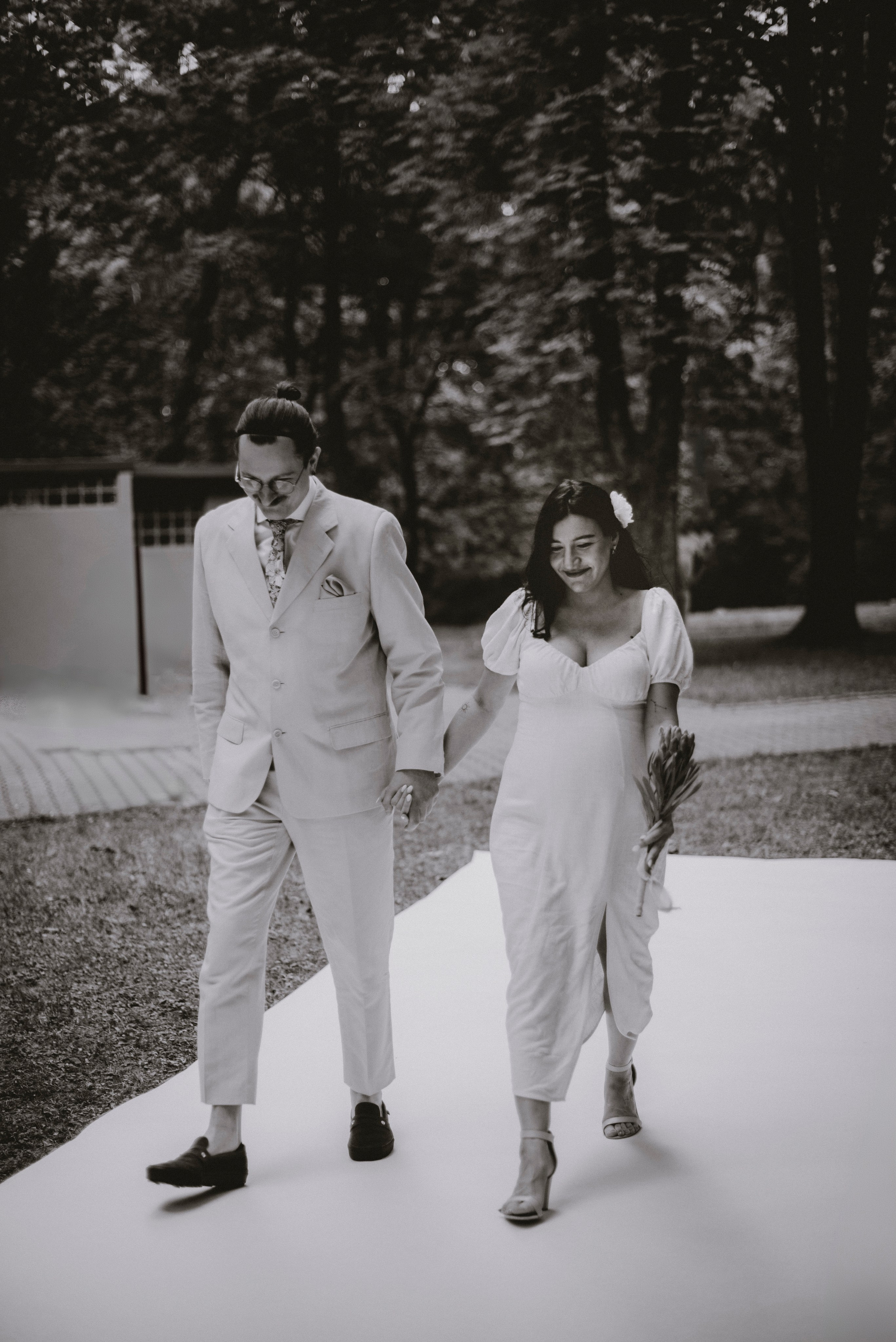 Plenerowy ślub Natalii i Krzysztofa w Restauracji - Patio Park Katowice. Bałanda Fotografia – Sesje Kobiece, Rodzinne, Miłosne, Reportaże | Katowice Śląsk