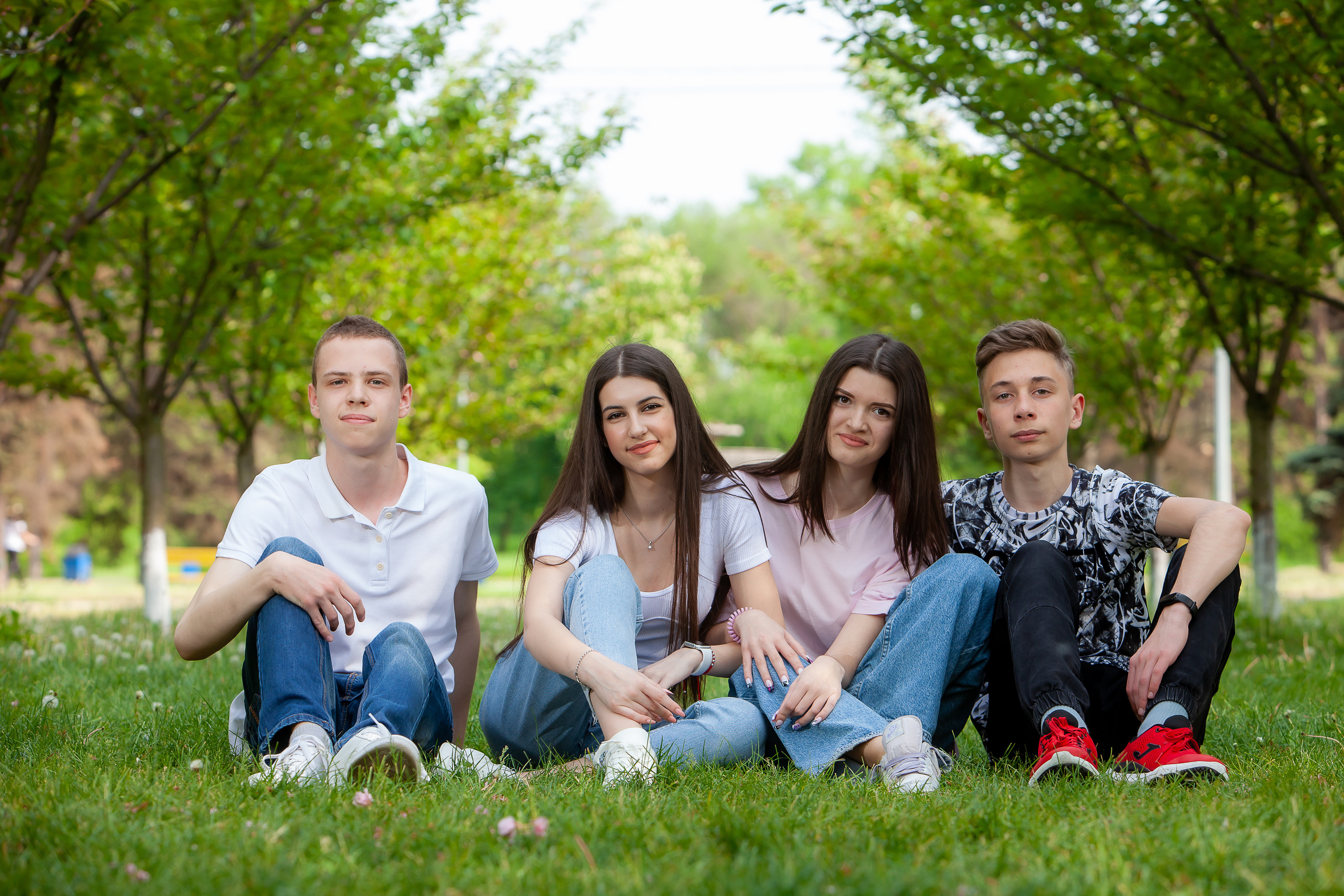 Вулична зйомка школярів (Дубова роща). Фотограф Катерина Ковальчук