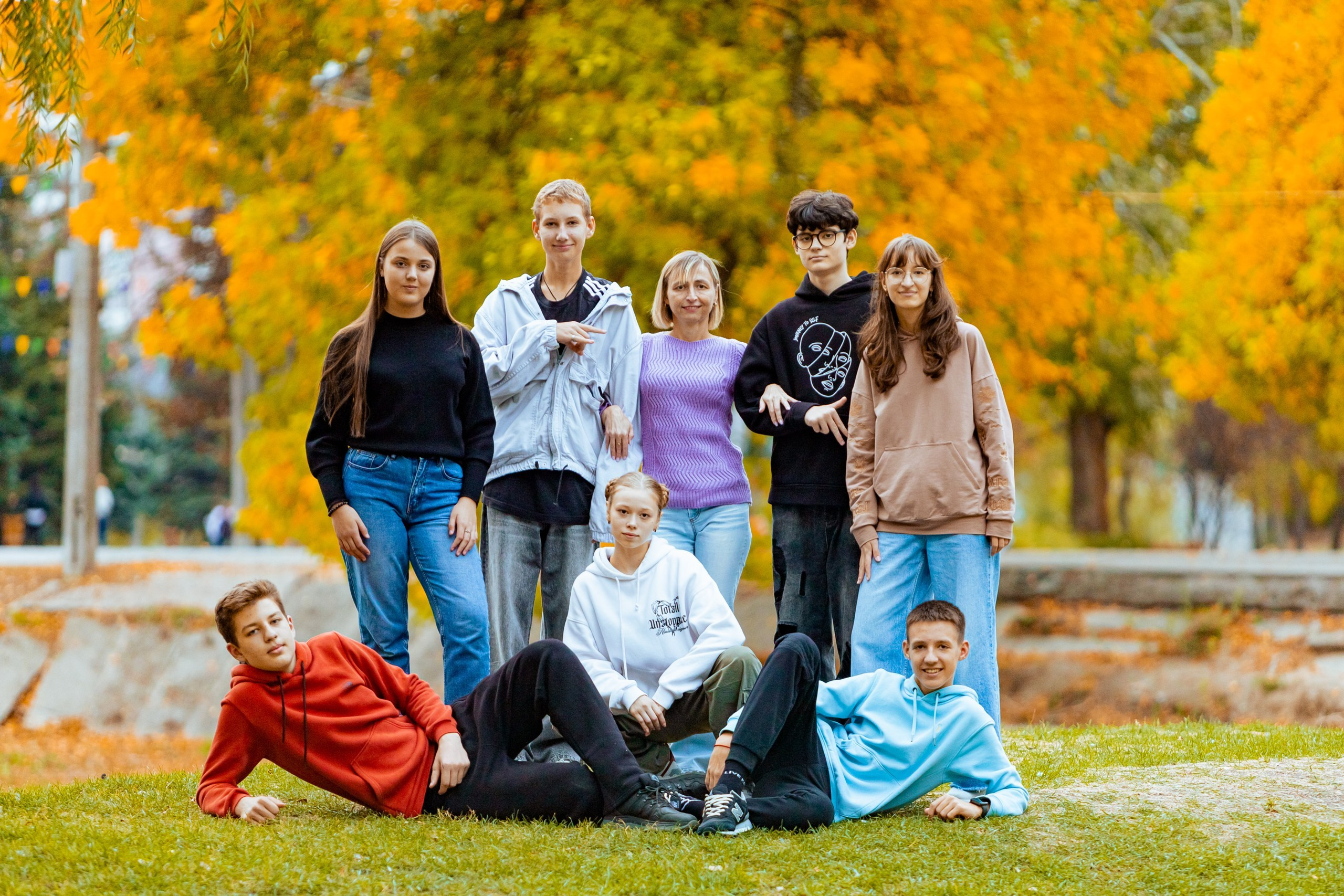 Вулична зйомка школярів (Дубова роща). Фотограф Катерина Ковальчук