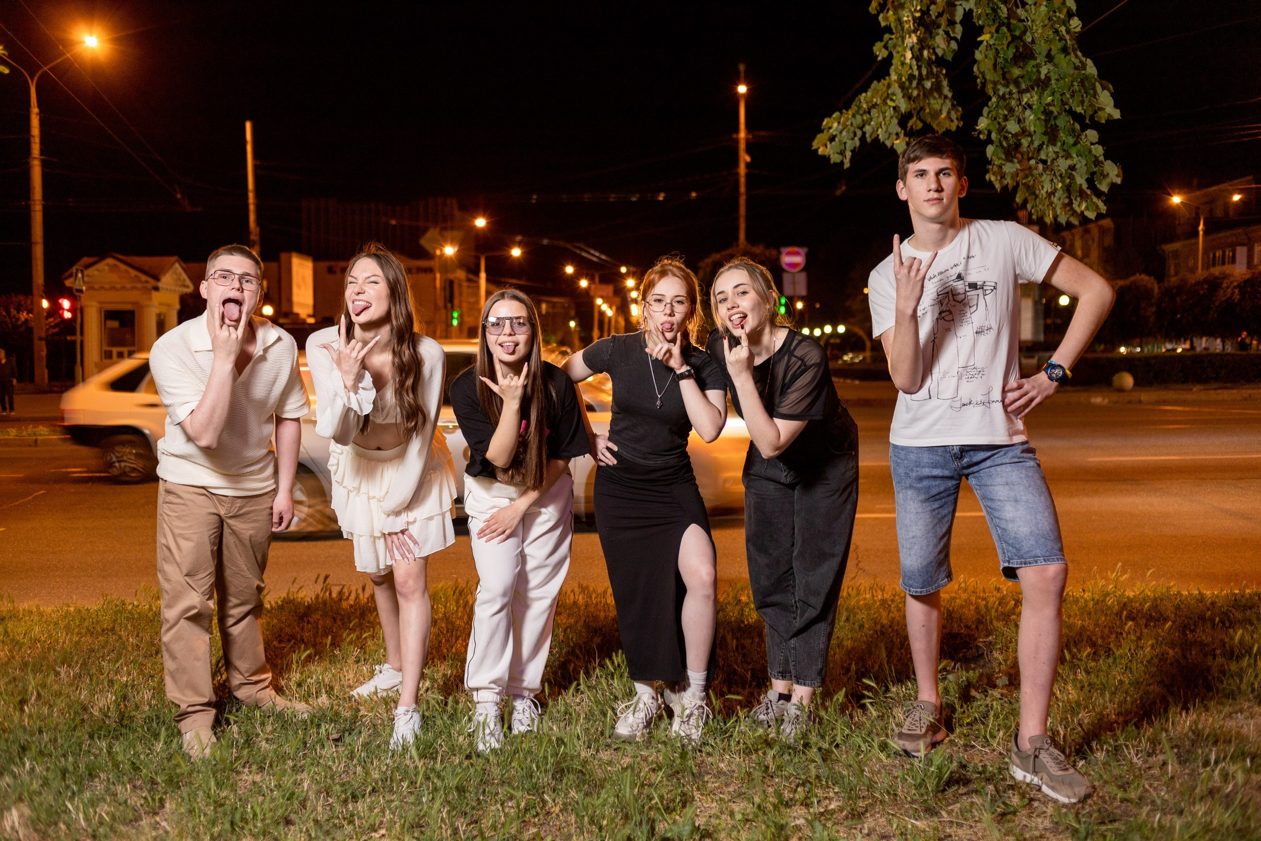 Нічна зйомка школярів. Фотограф Катерина Ковальчук