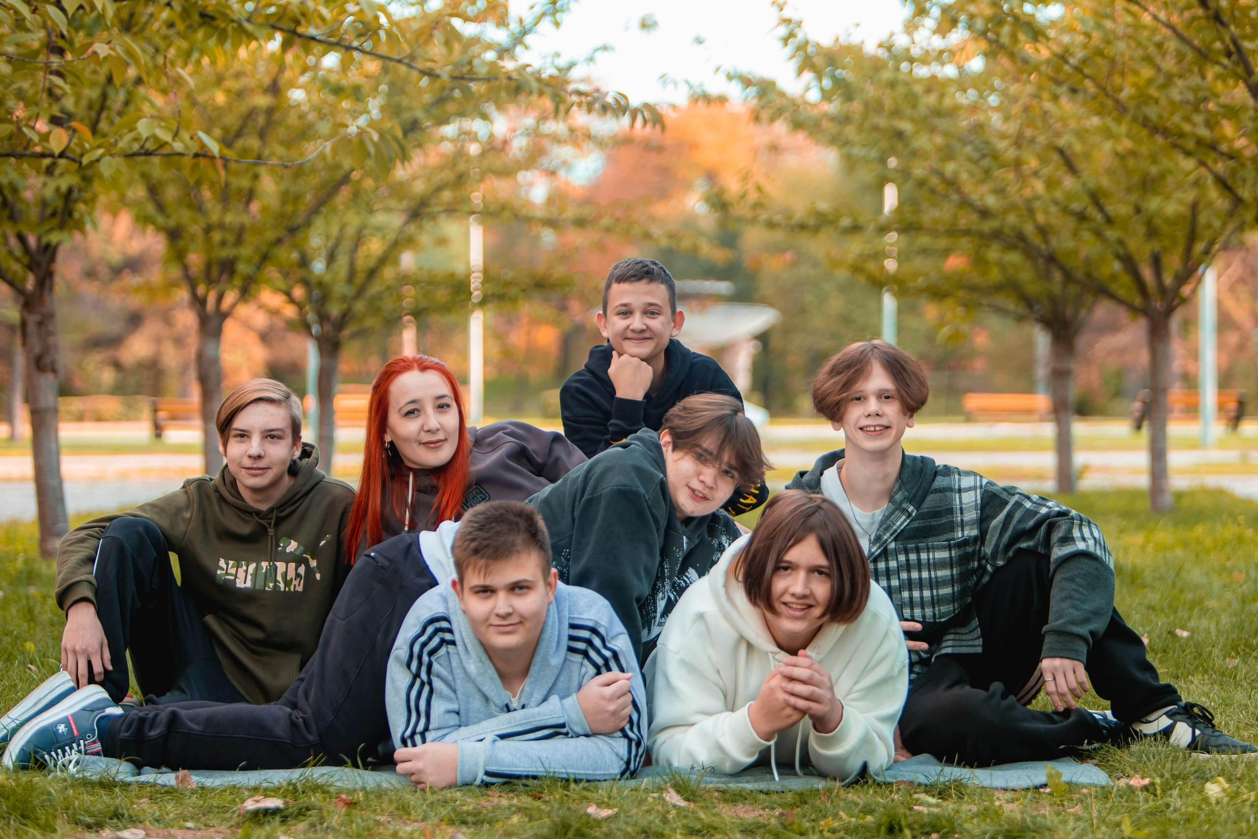 Вулична зйомка школярів (Дубова роща). Фотограф Катерина Ковальчук