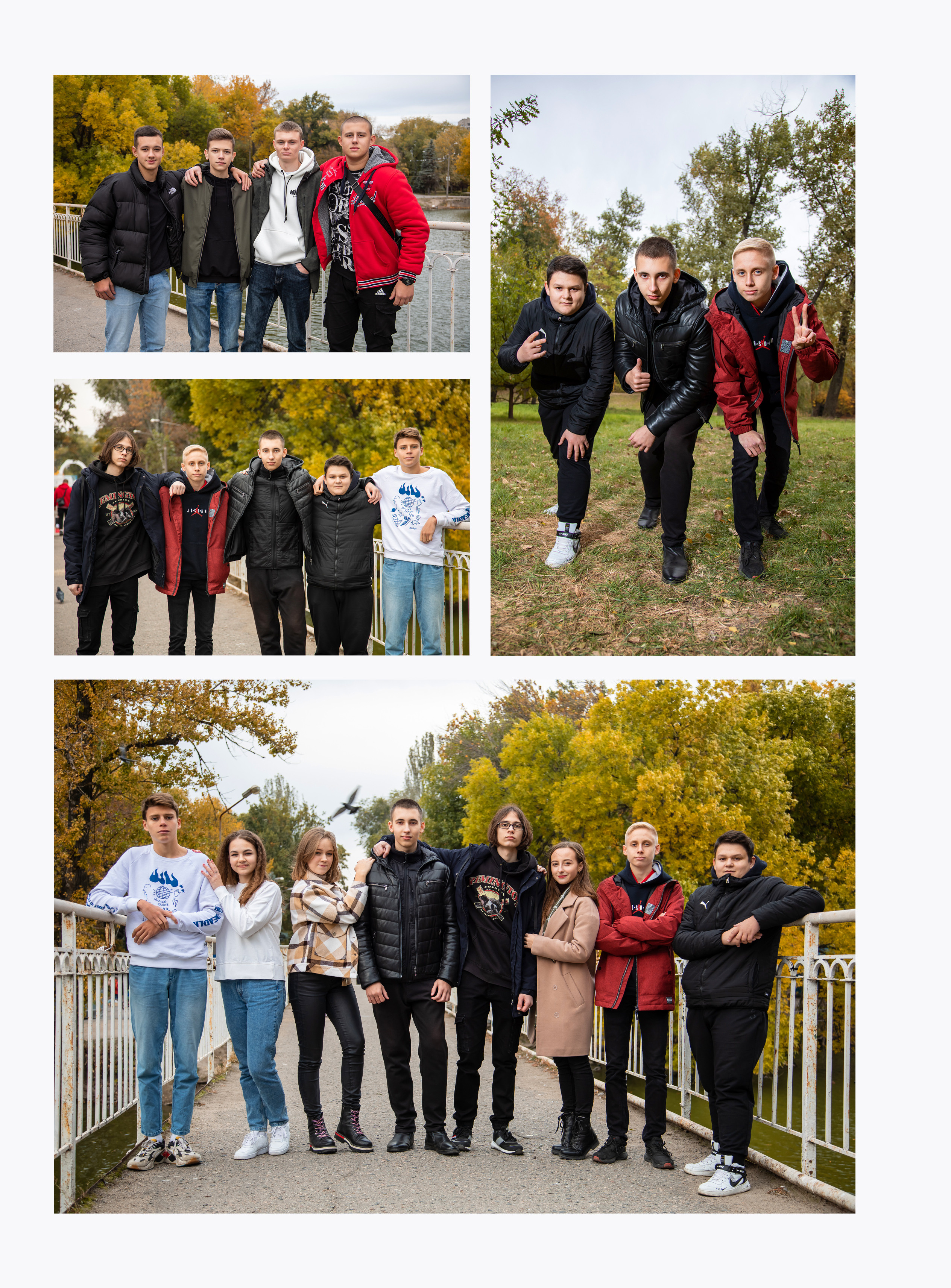 Вулична зйомка школярів (Дубова роща). Фотограф Катерина Ковальчук