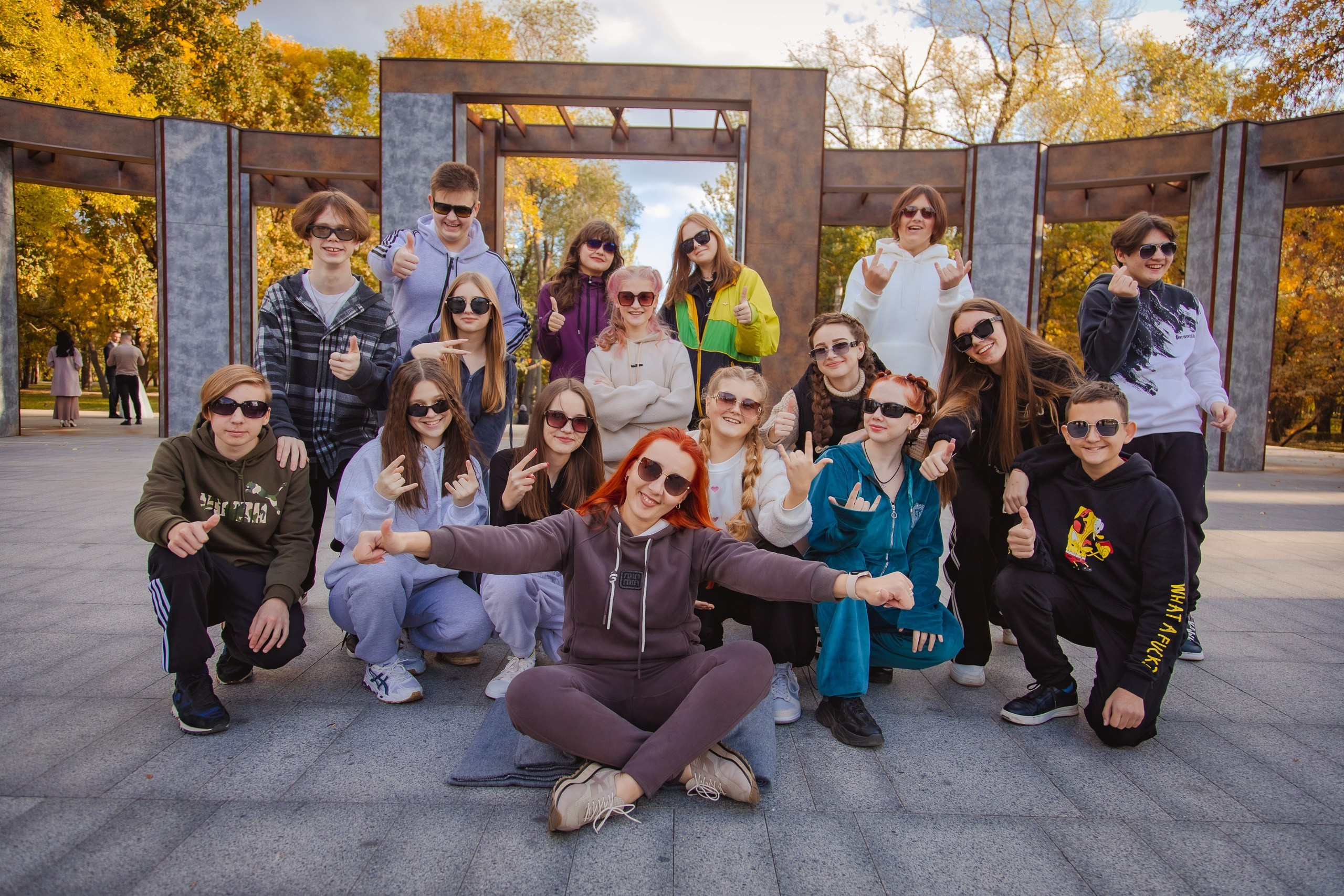 Вулична зйомка школярів (Дубова роща). Фотограф Катерина Ковальчук