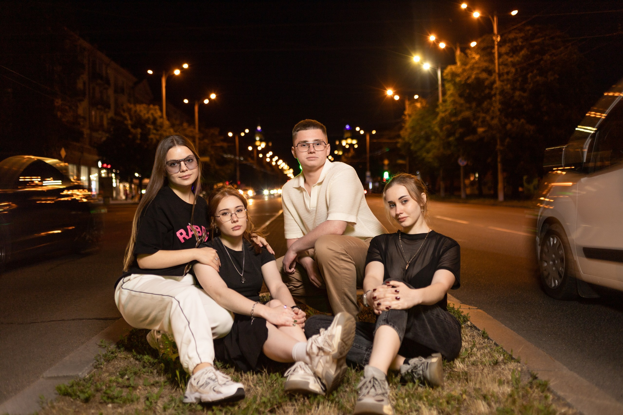 Нічна зйомка школярів. Фотограф Катерина Ковальчук