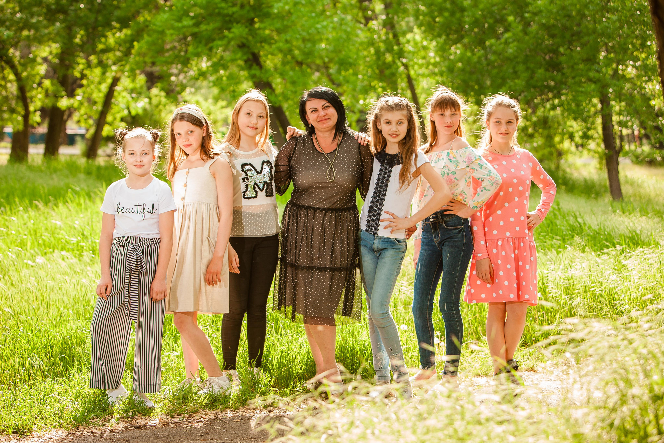 18 школа и очень энергичный 4 класс в Дубовой роще. Фотограф Катерина Ковальчук