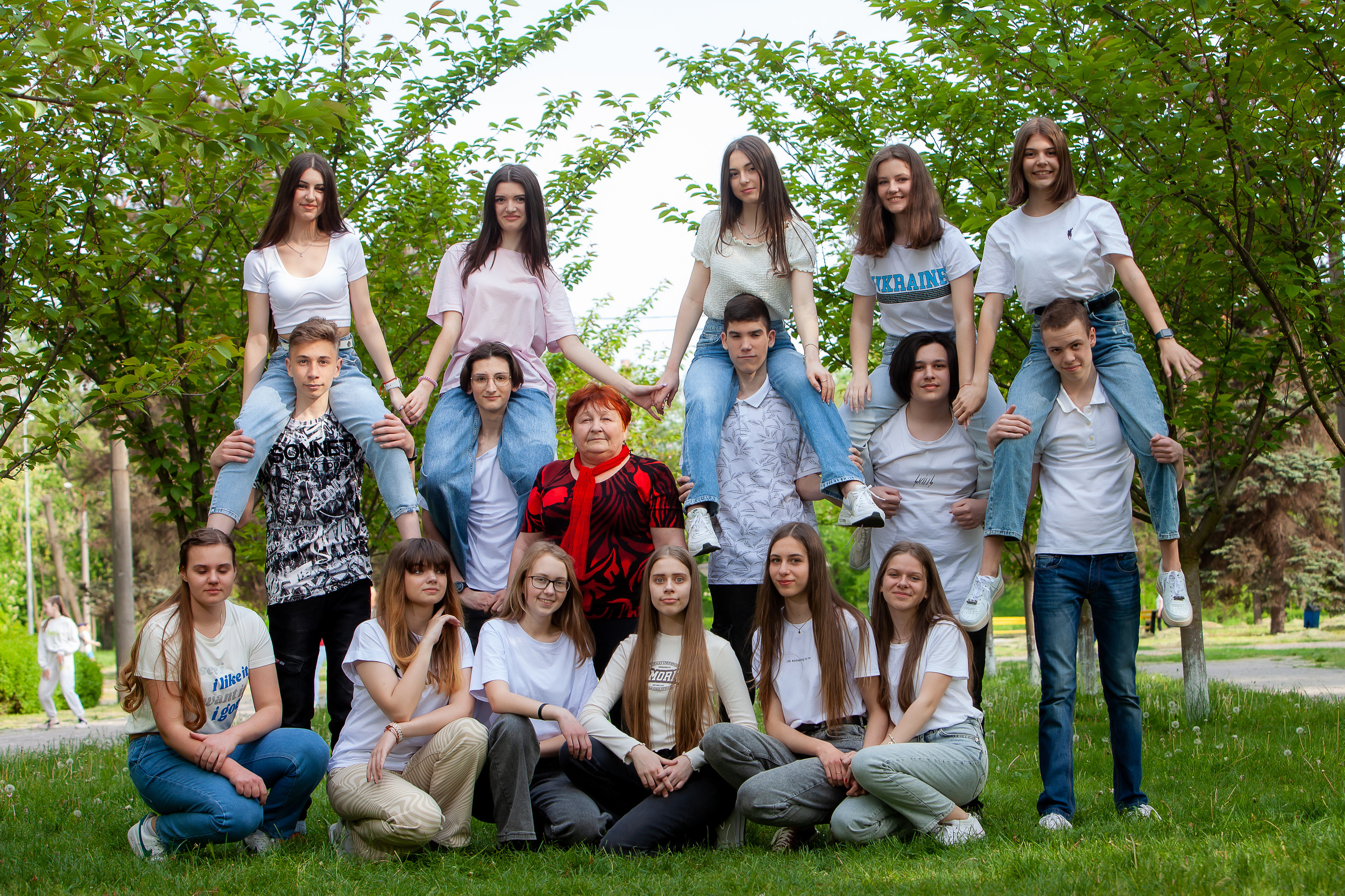 Вулична зйомка школярів (Дубова роща). Фотограф Катерина Ковальчук