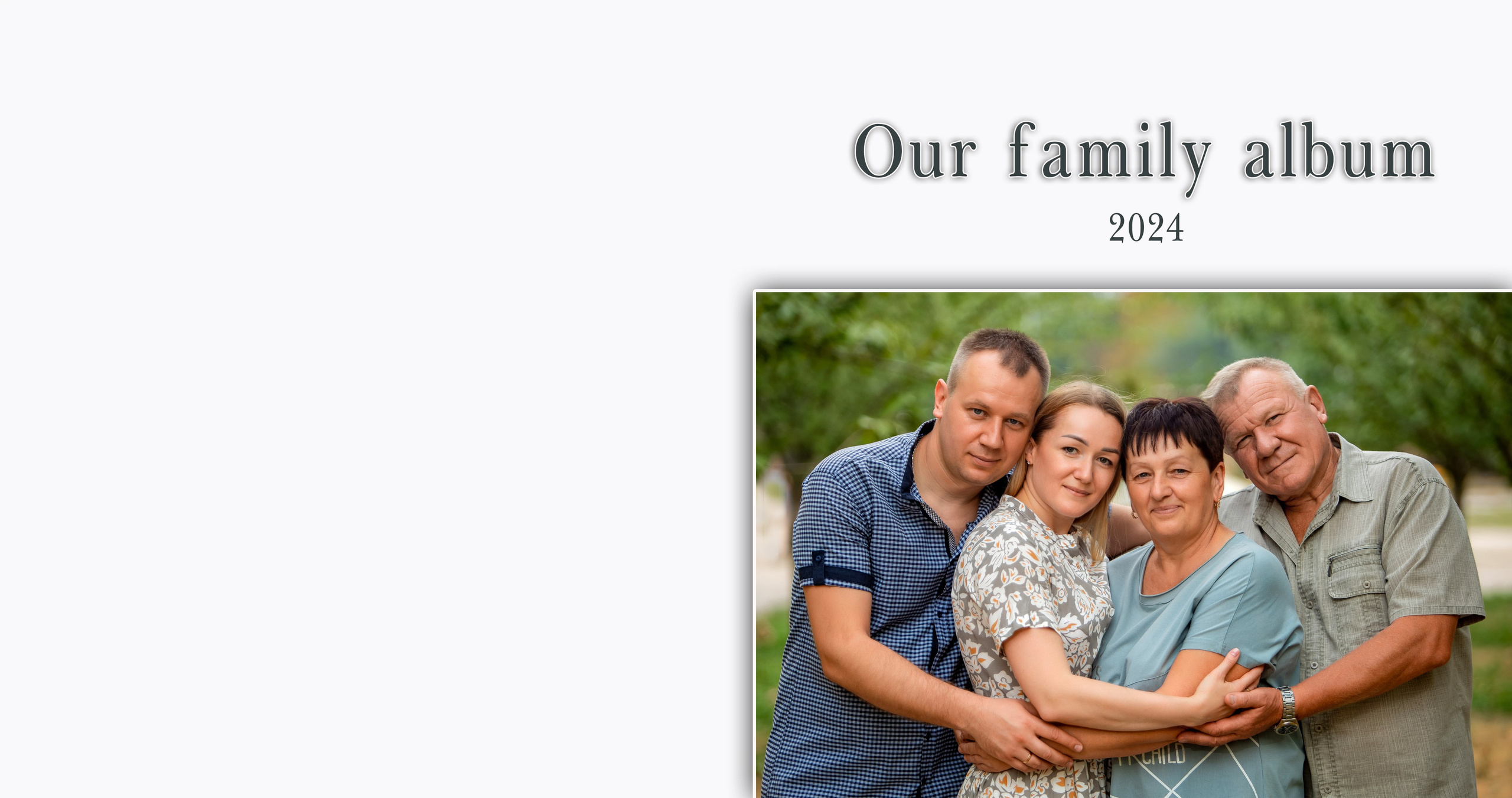 Сімейна фотокнига. Фотограф Катерина Ковальчук