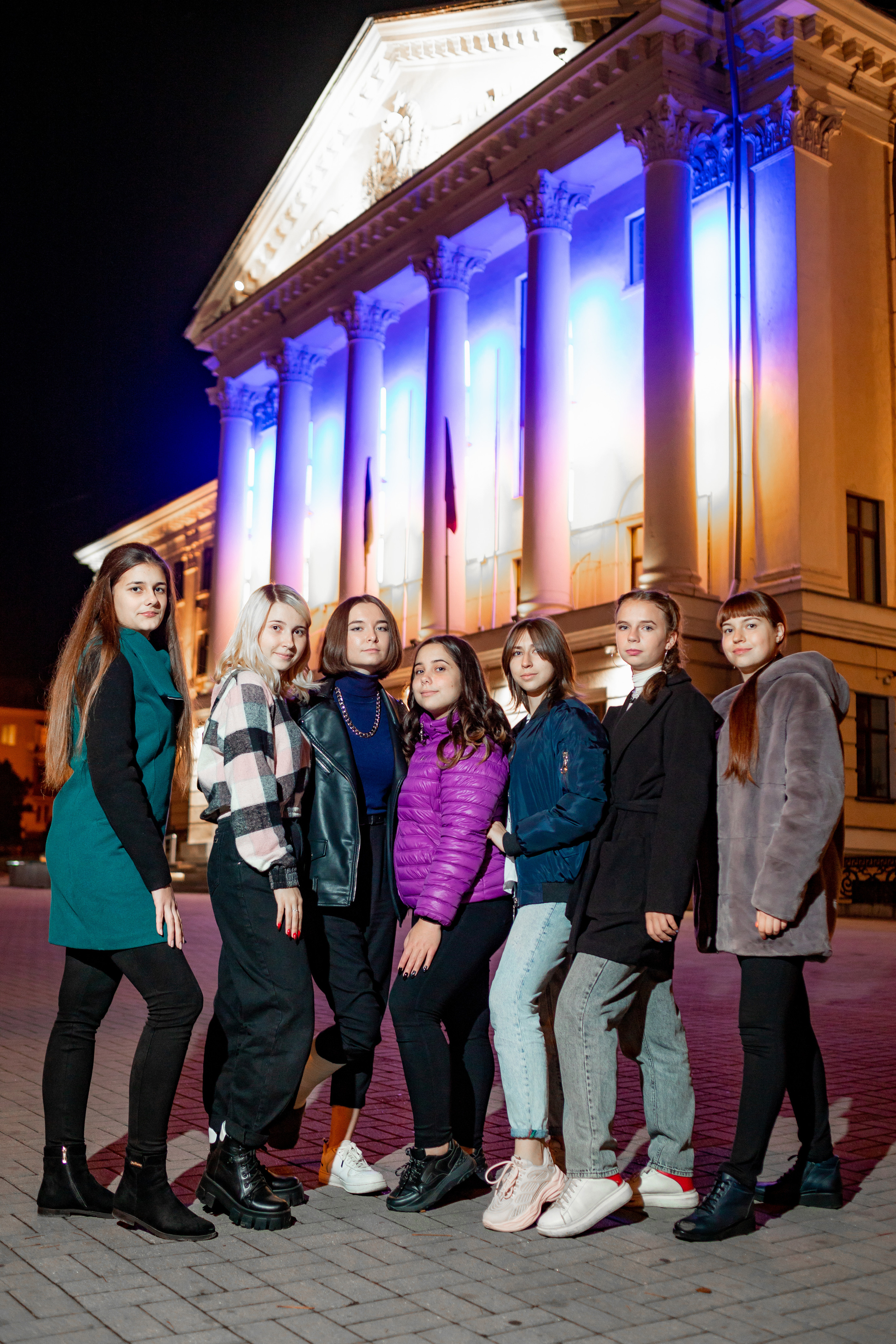 Ночная съемка 11-Б, школа № 3 г.Вольнянск. Фотограф Катерина Ковальчук