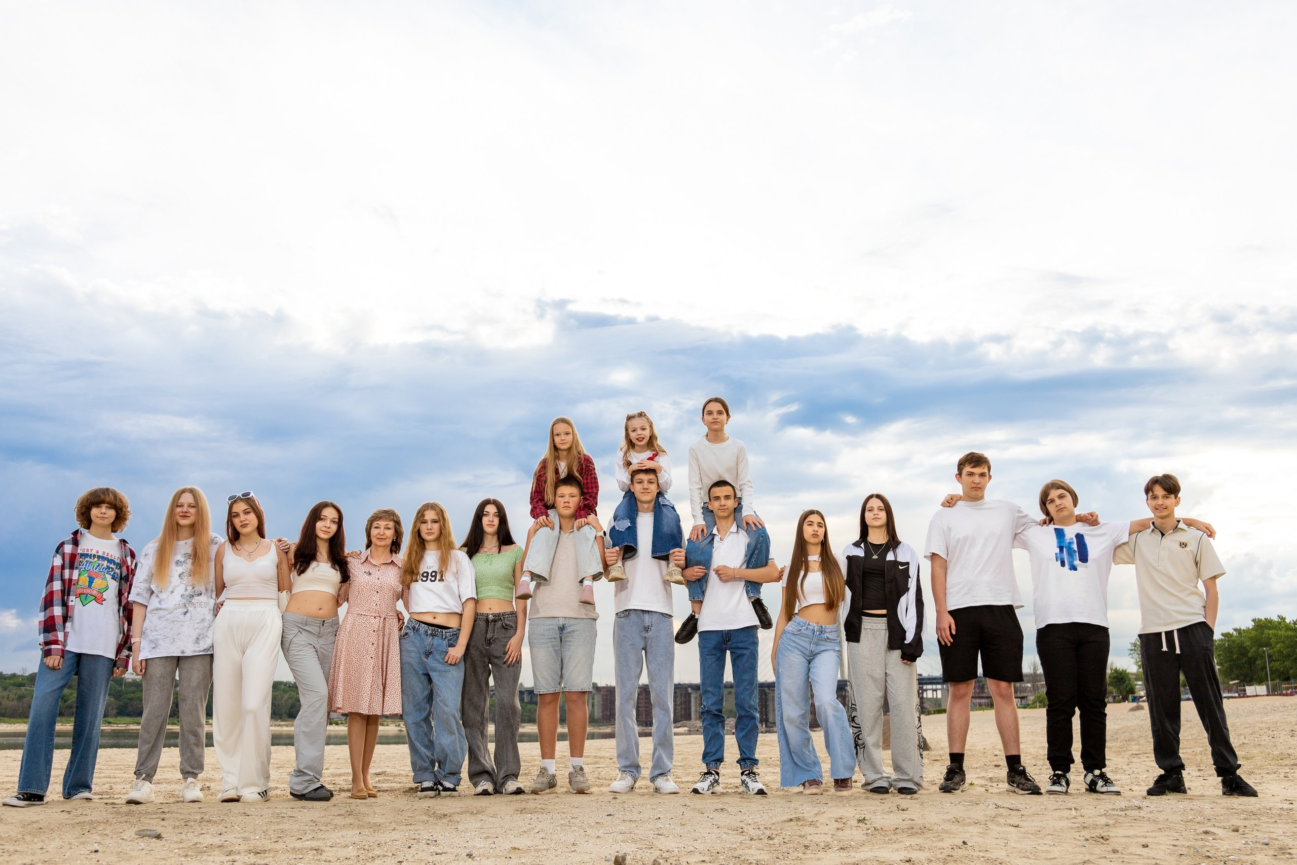 Нічна зйомка школярів. Фотограф Катерина Ковальчук